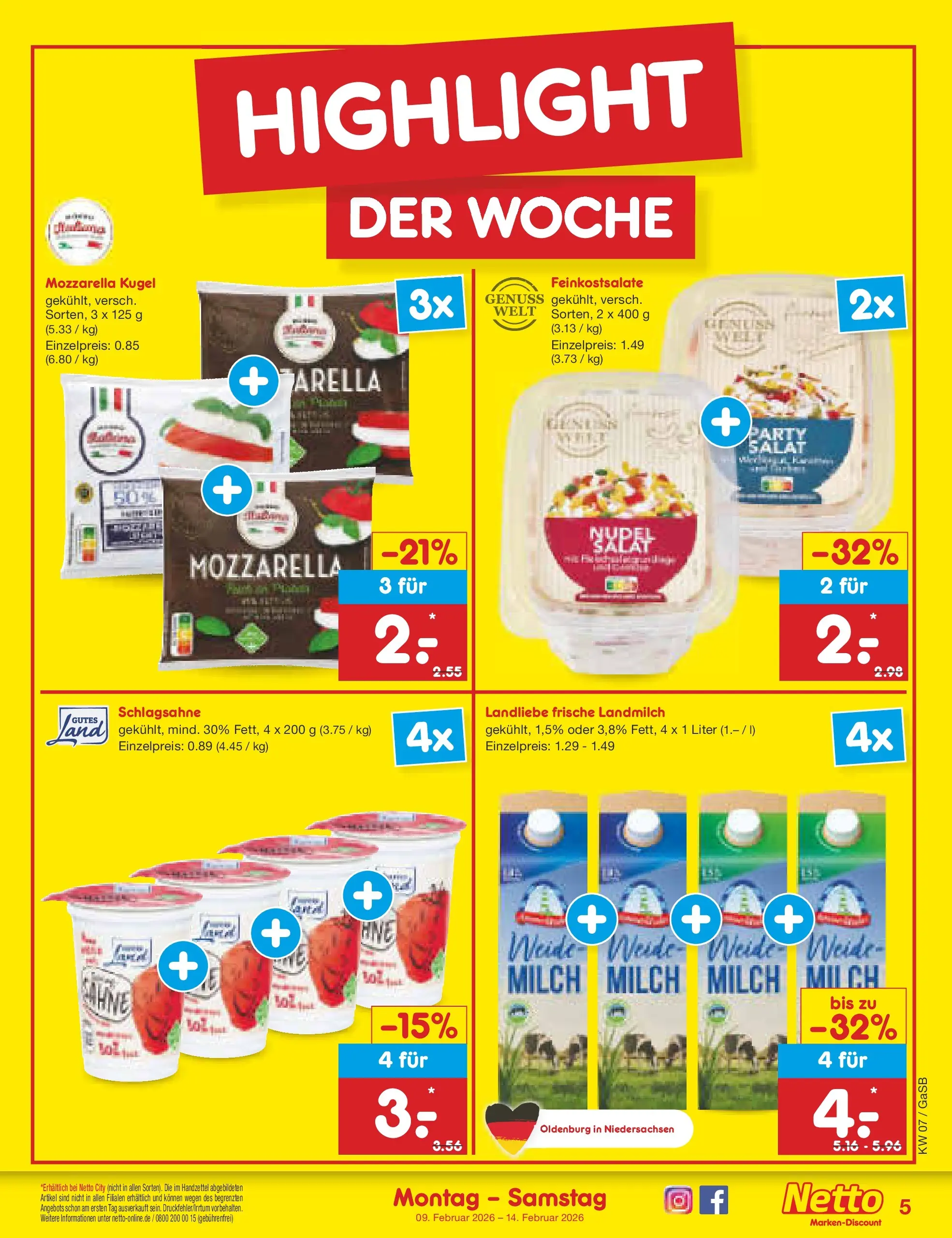 Netto Marken-Discount prospekt Bremen-Lesum	 (ab 08.02.2026) » Angebote | Seite: 5