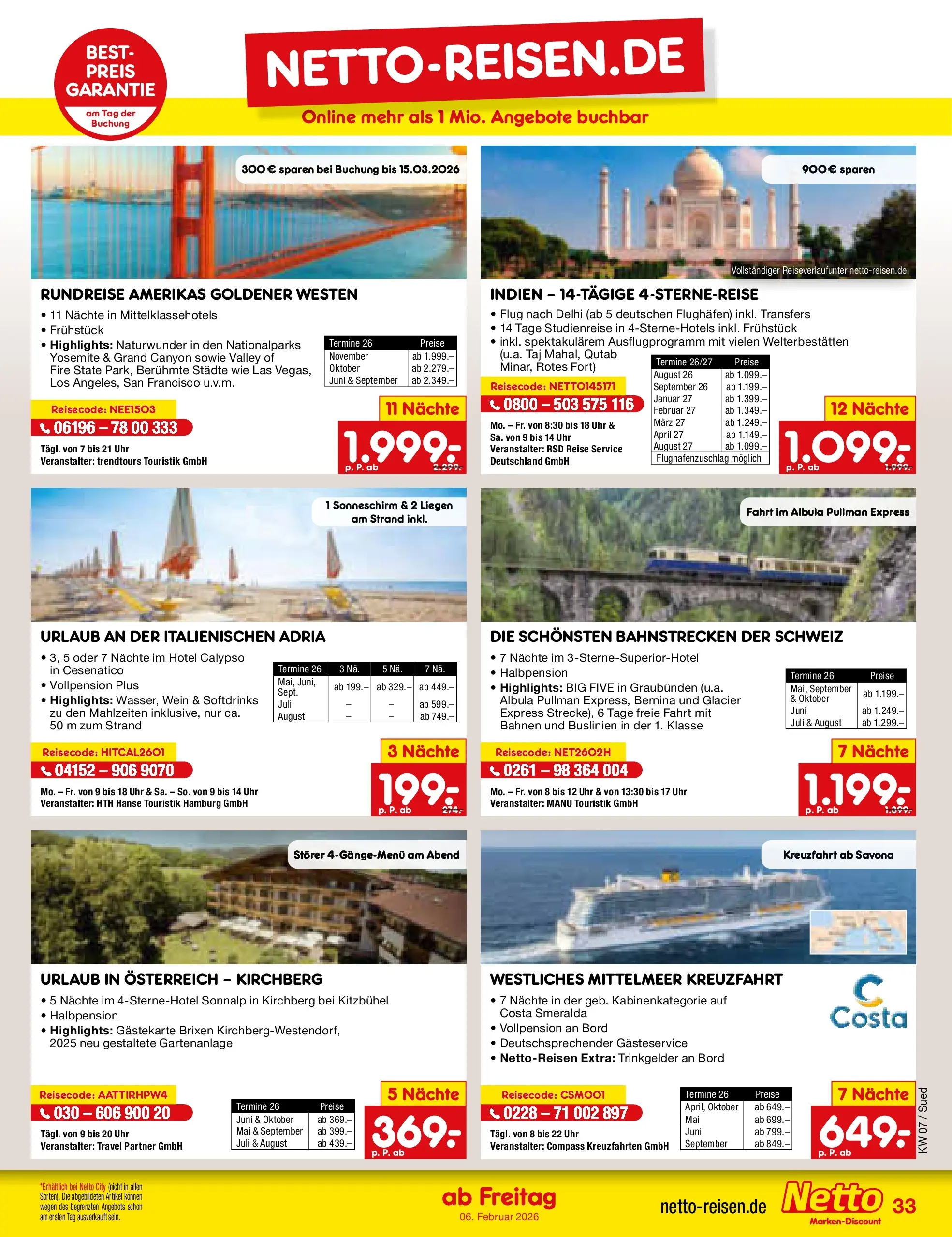 Netto Marken-Discount prospekt Mannheim	 (ab 08.02.2026) » Angebote | Seite: 43