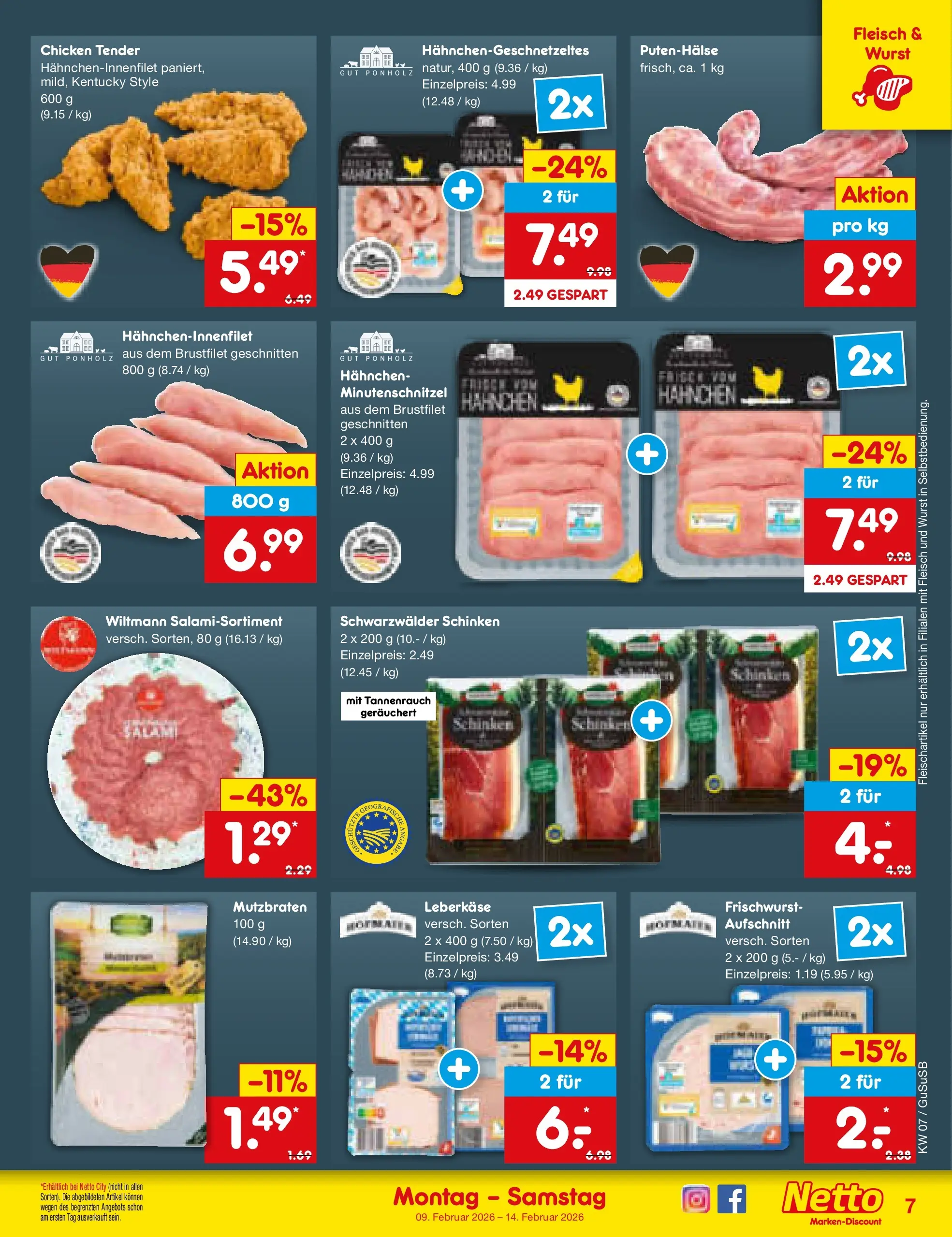 Netto Marken-Discount prospekt Rodewisch	 (ab 09.02.2026) » Angebote | Seite: 7