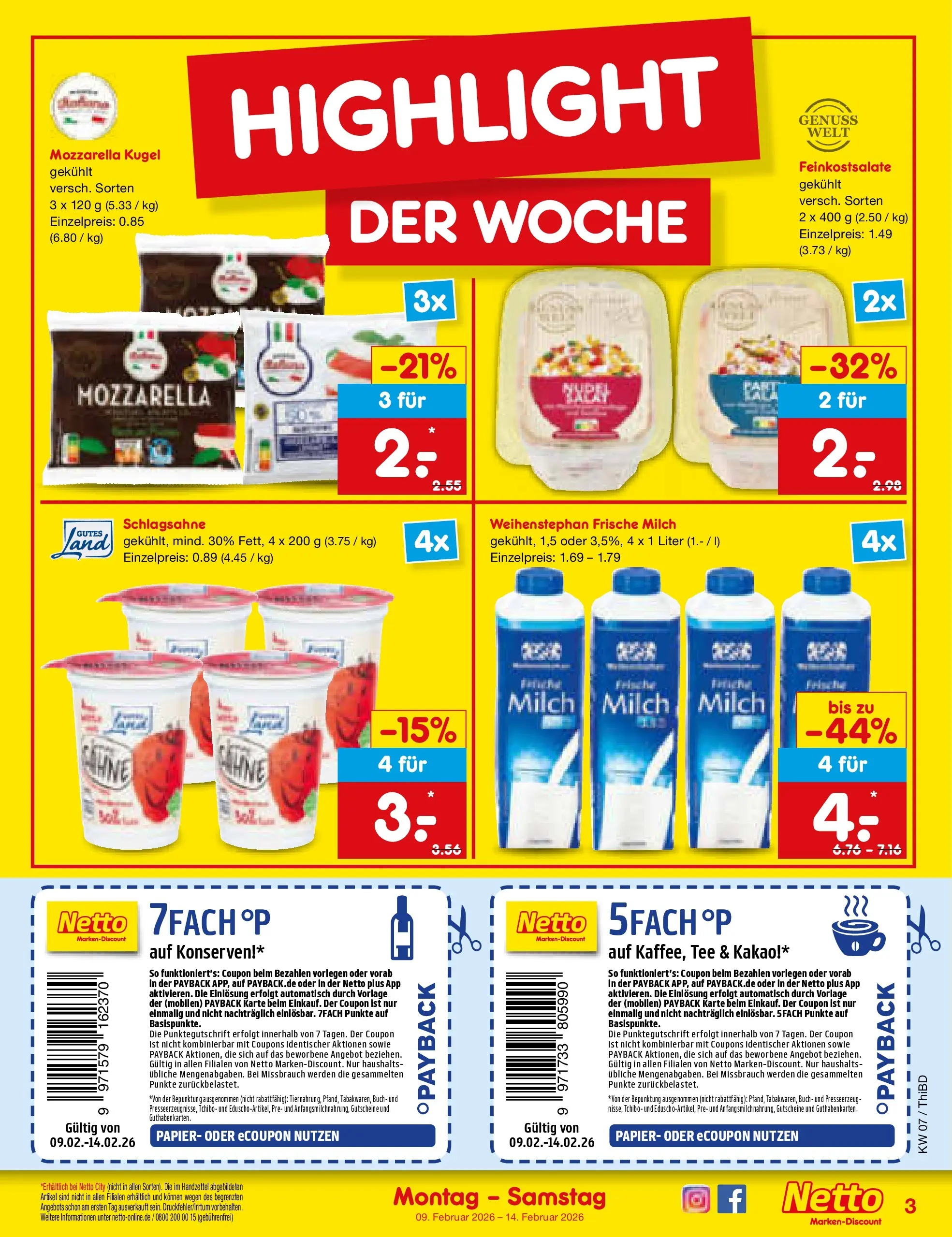 Netto Marken-Discount prospekt Thiendorf	 (ab 08.02.2026) » Angebote | Seite: 3