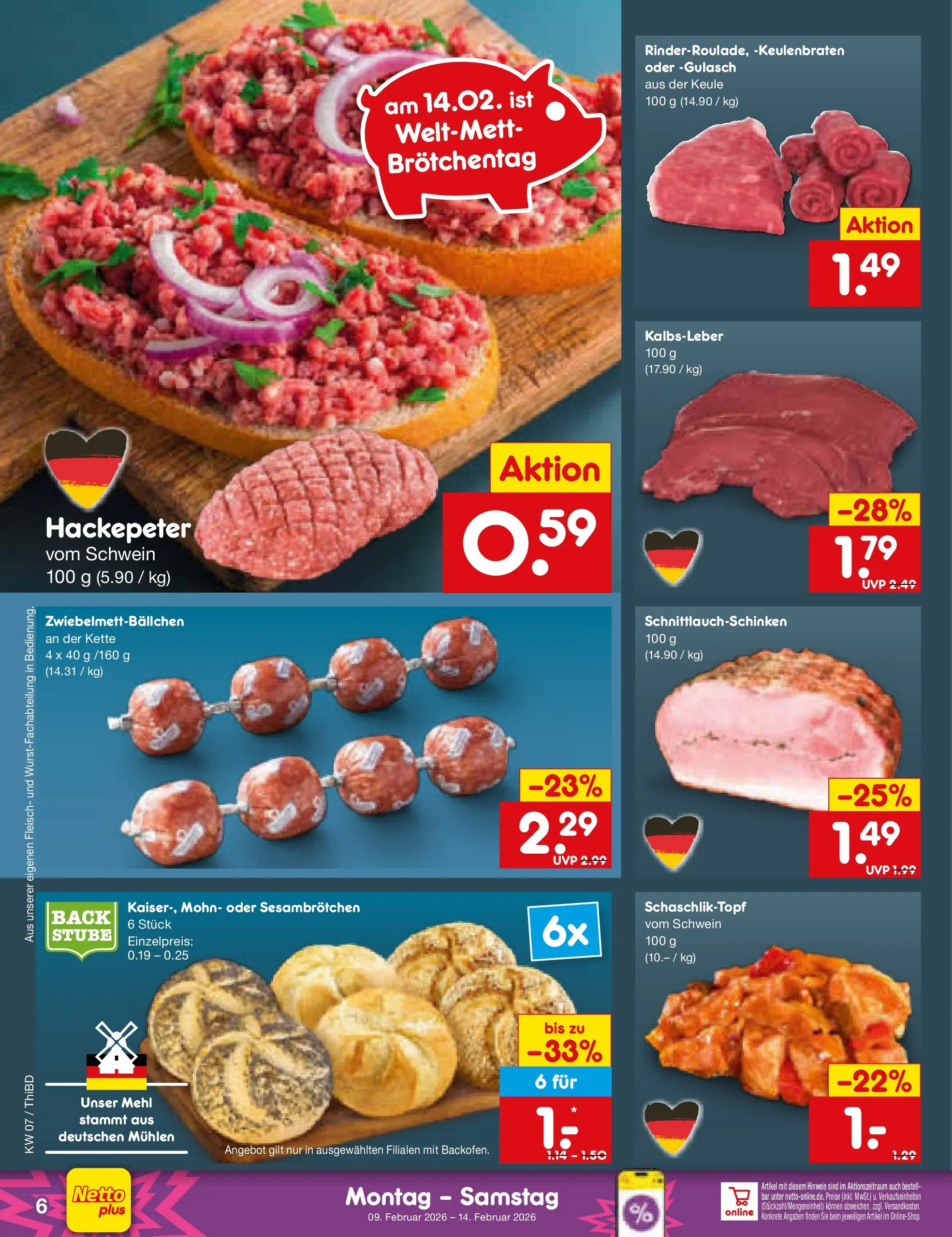 Netto Marken-Discount prospekt Thiendorf	 (ab 08.02.2026) » Angebote | Seite: 6