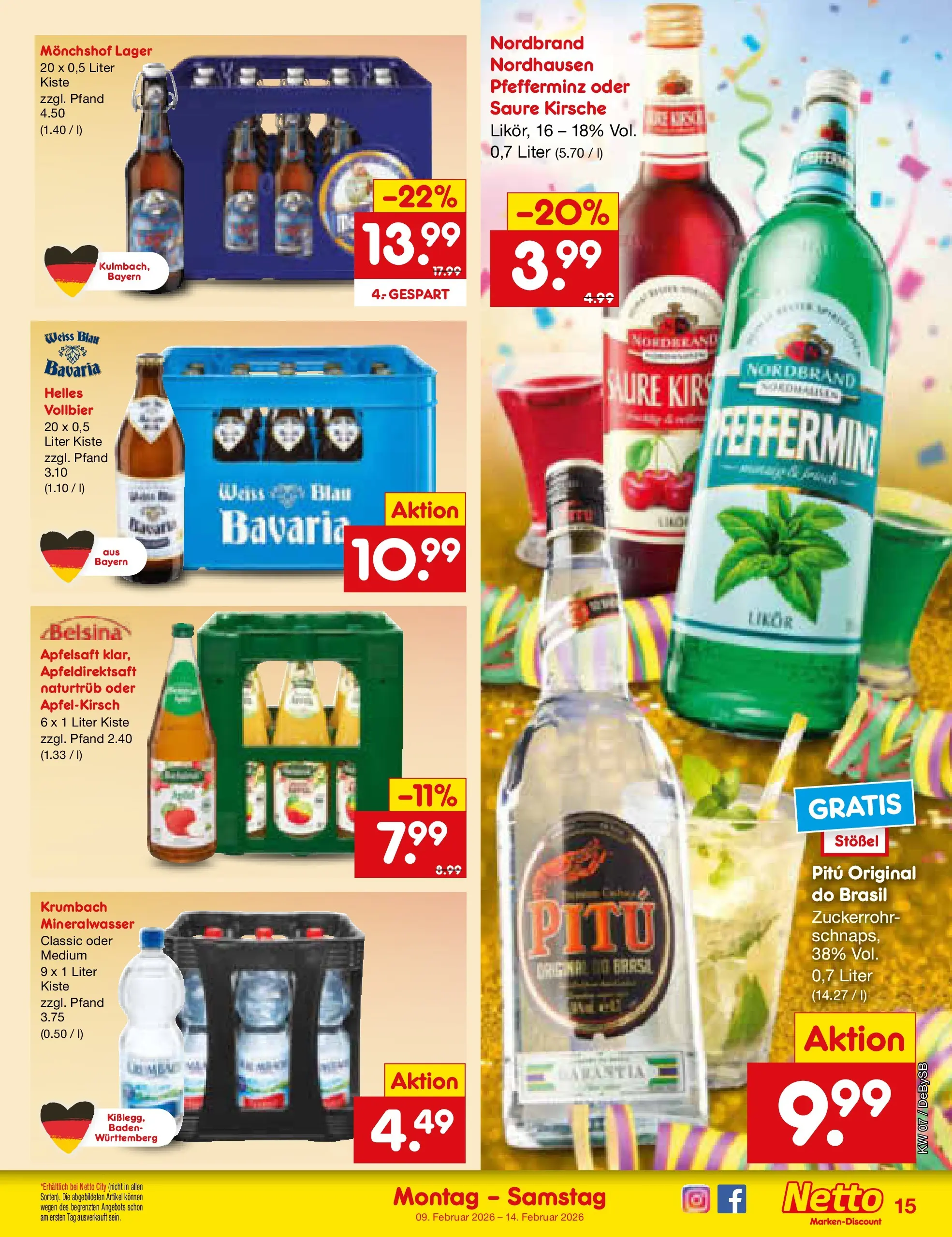 Netto Marken-Discount prospekt Thierhaupten	 (ab 08.02.2026) » Angebote | Seite: 15