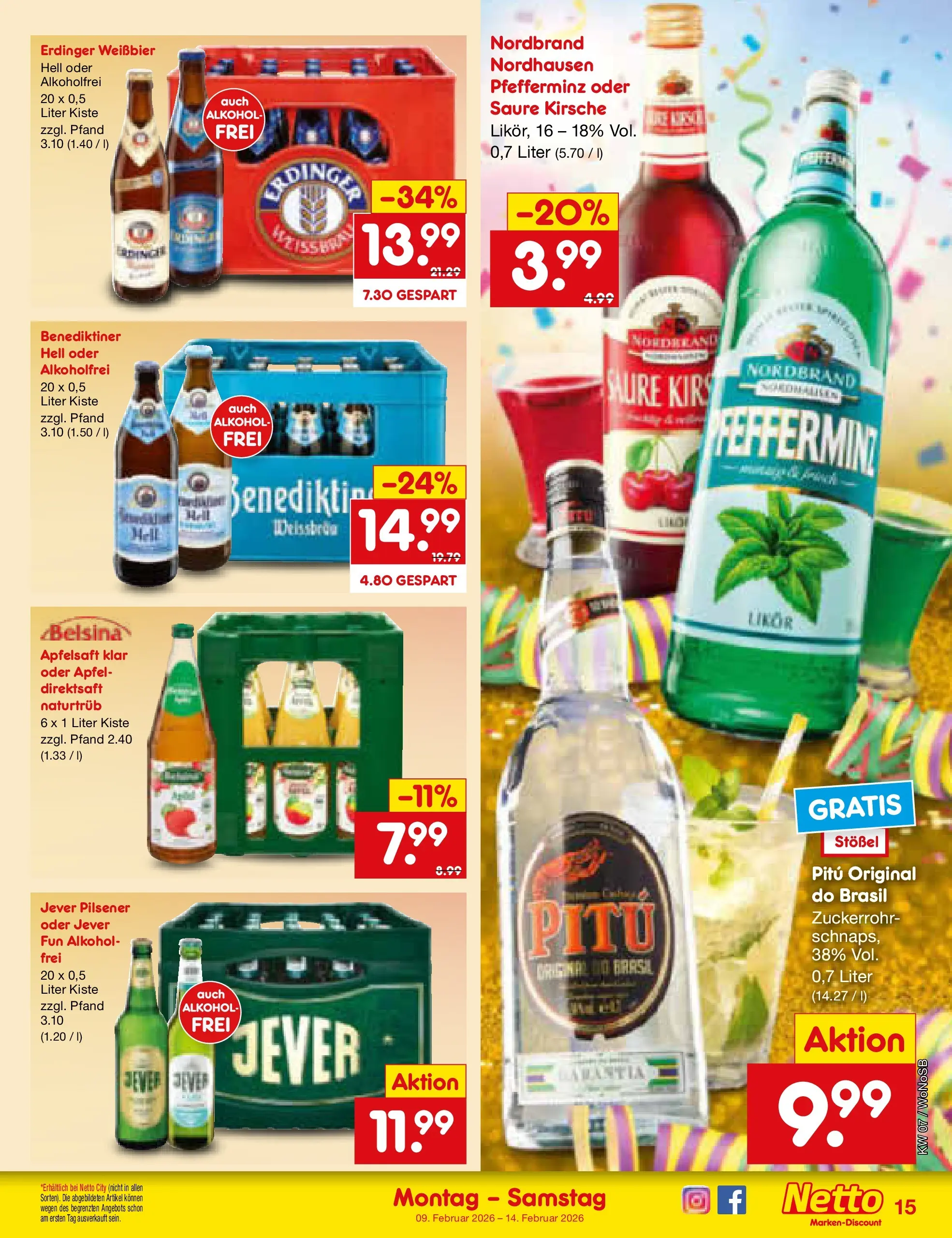 Netto Marken-Discount prospekt Lahnau	 (ab 08.02.2026) » Angebote | Seite: 15