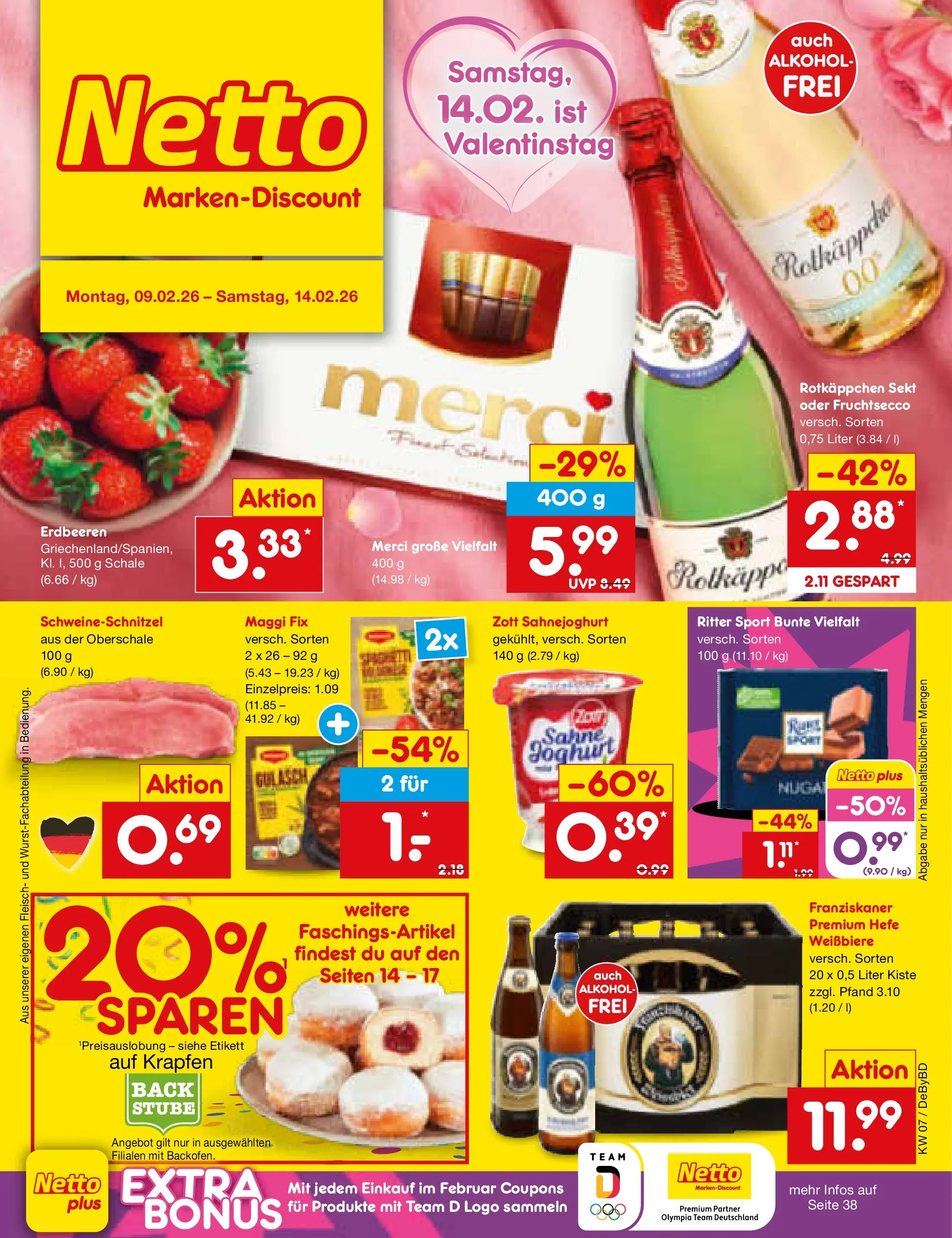 Netto Marken-Discount prospekt Buttenwiesen	 (ab 09.02.2026) » Angebote | Seite: 1