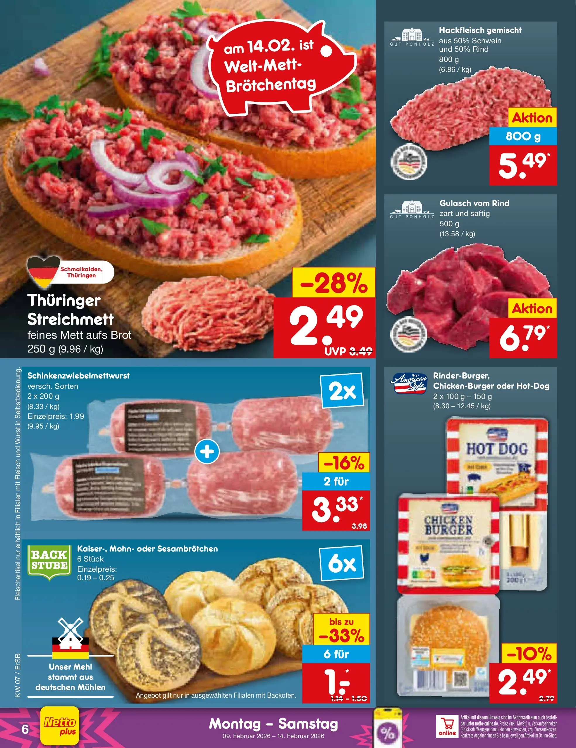 Netto Marken-Discount prospekt Nordhausen	 (ab 08.02.2026) » Angebote | Seite: 6