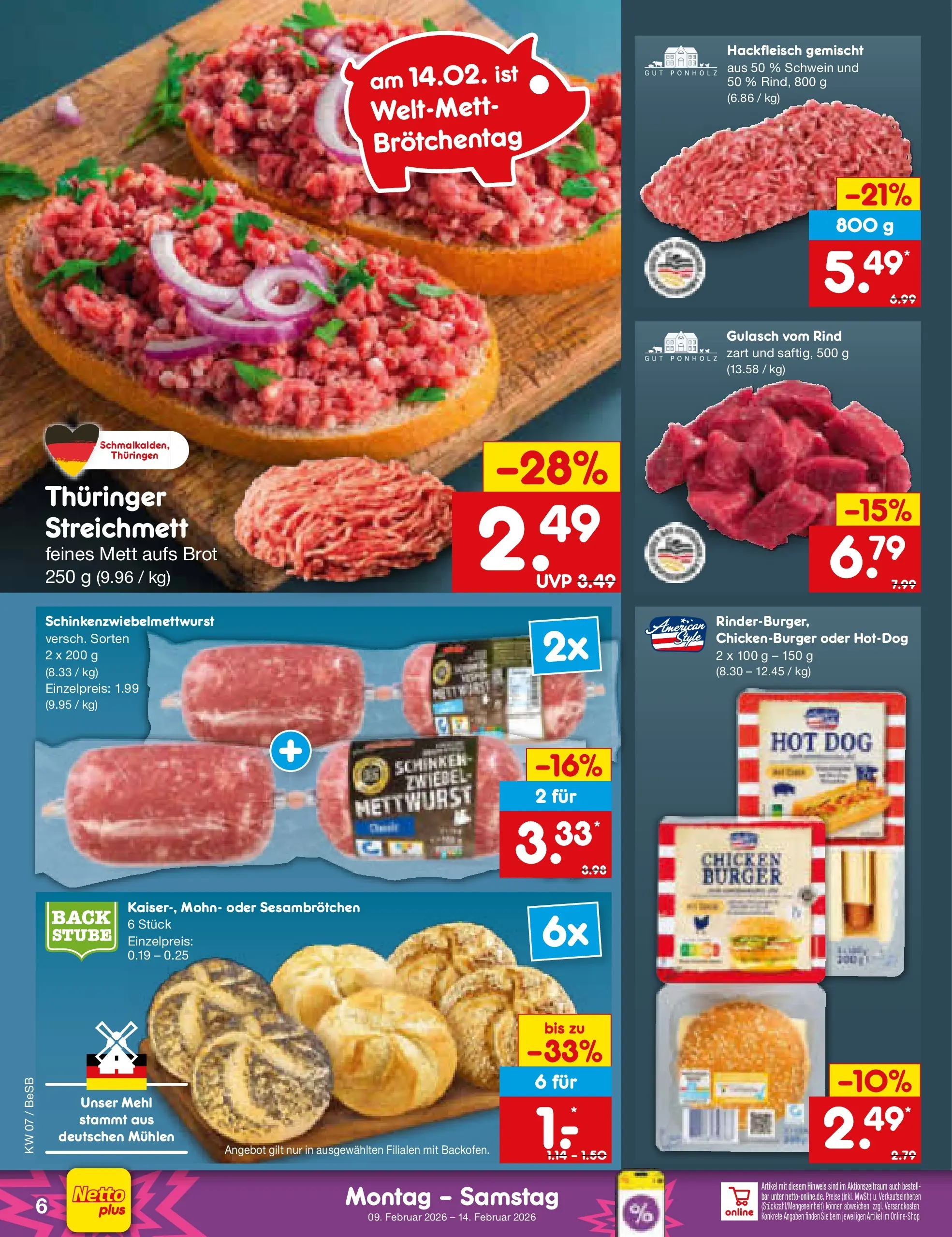 Netto Marken-Discount prospekt Kremmen	 (ab 08.02.2026) » Angebote | Seite: 6