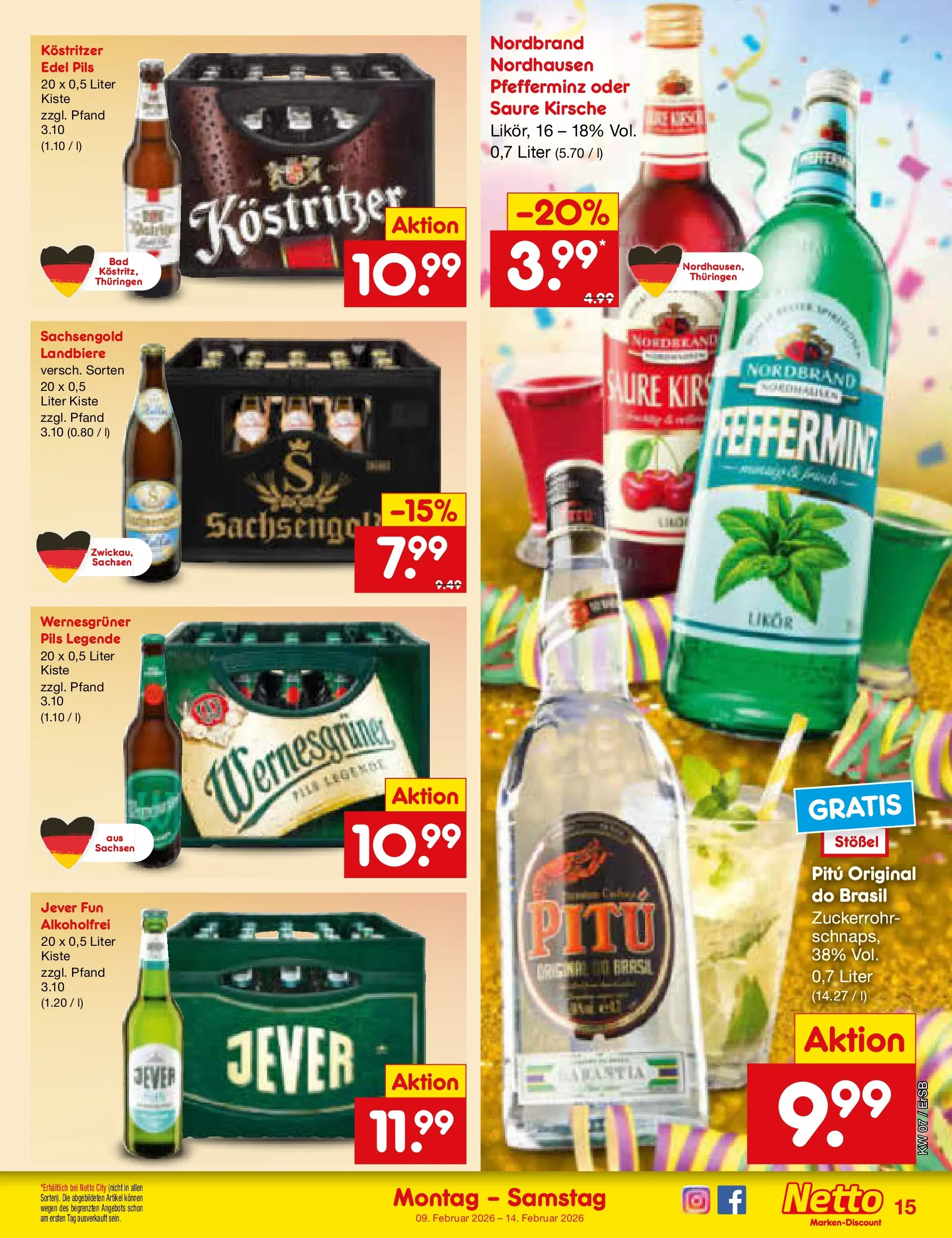 Netto Marken-Discount prospekt Nordhausen	 (ab 08.02.2026) » Angebote | Seite: 15