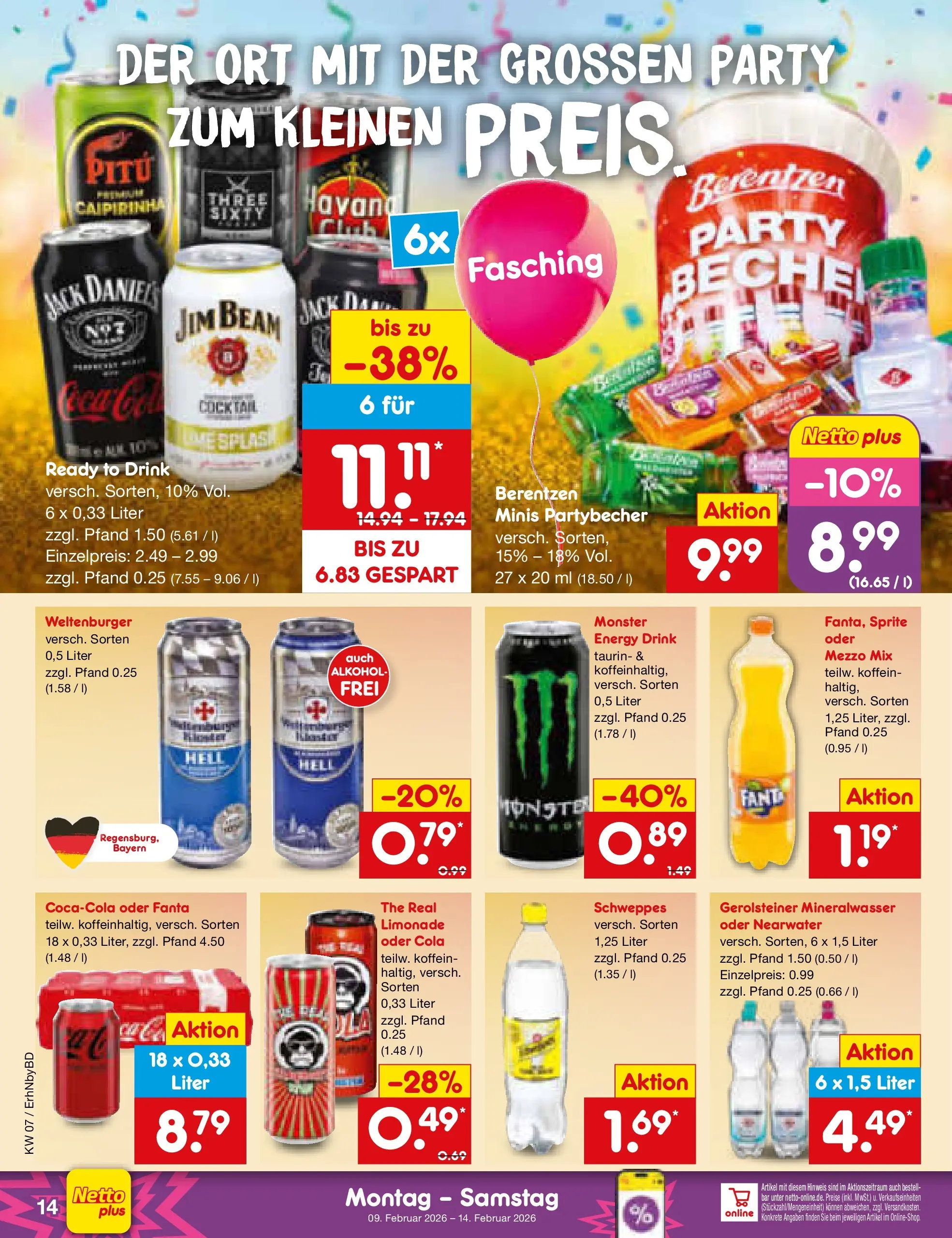 Netto Marken-Discount prospekt Ergolding	 (ab 08.02.2026) » Angebote | Seite: 14