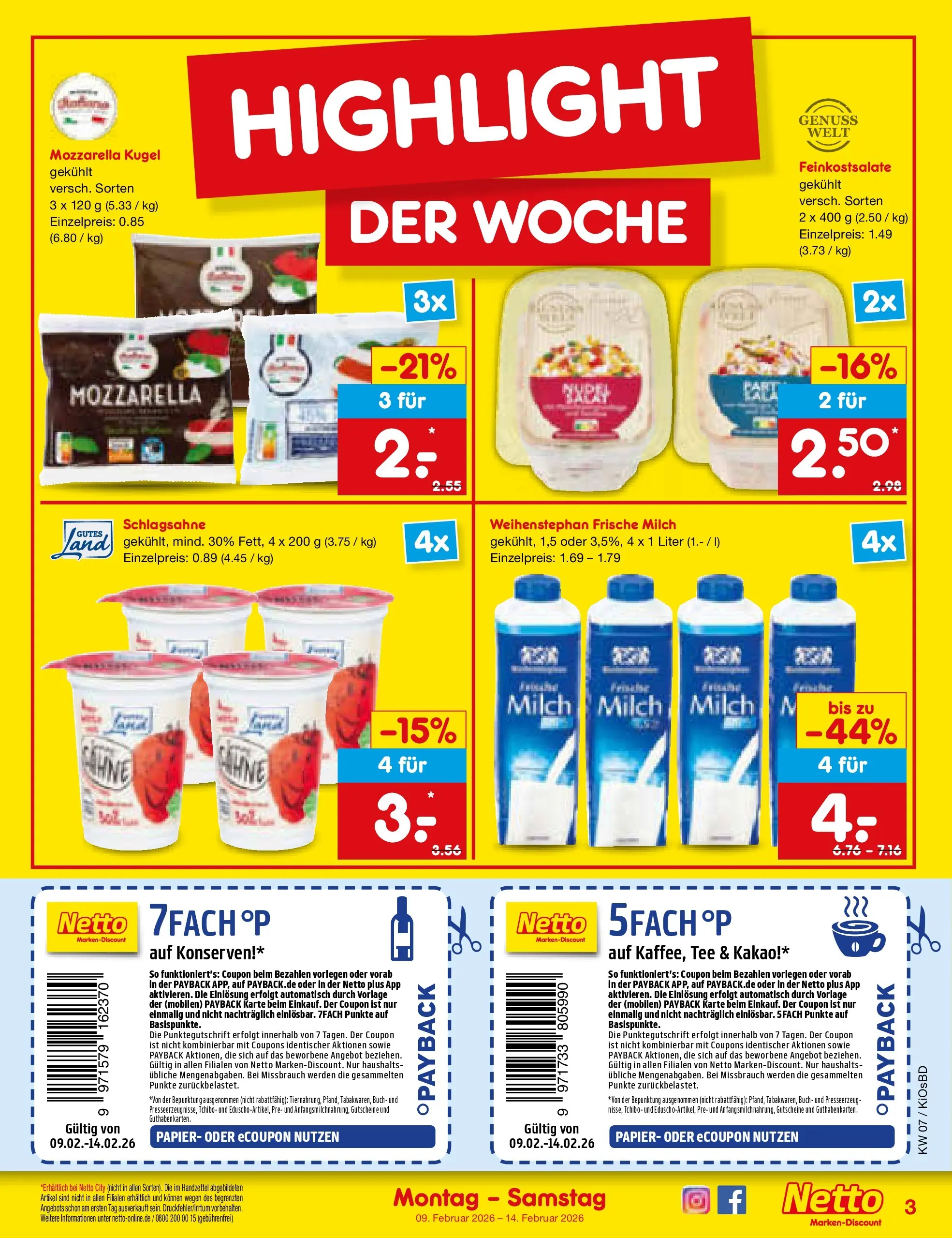 Netto Marken-Discount prospekt Mistelbach	 (ab 08.02.2026) » Angebote | Seite: 3