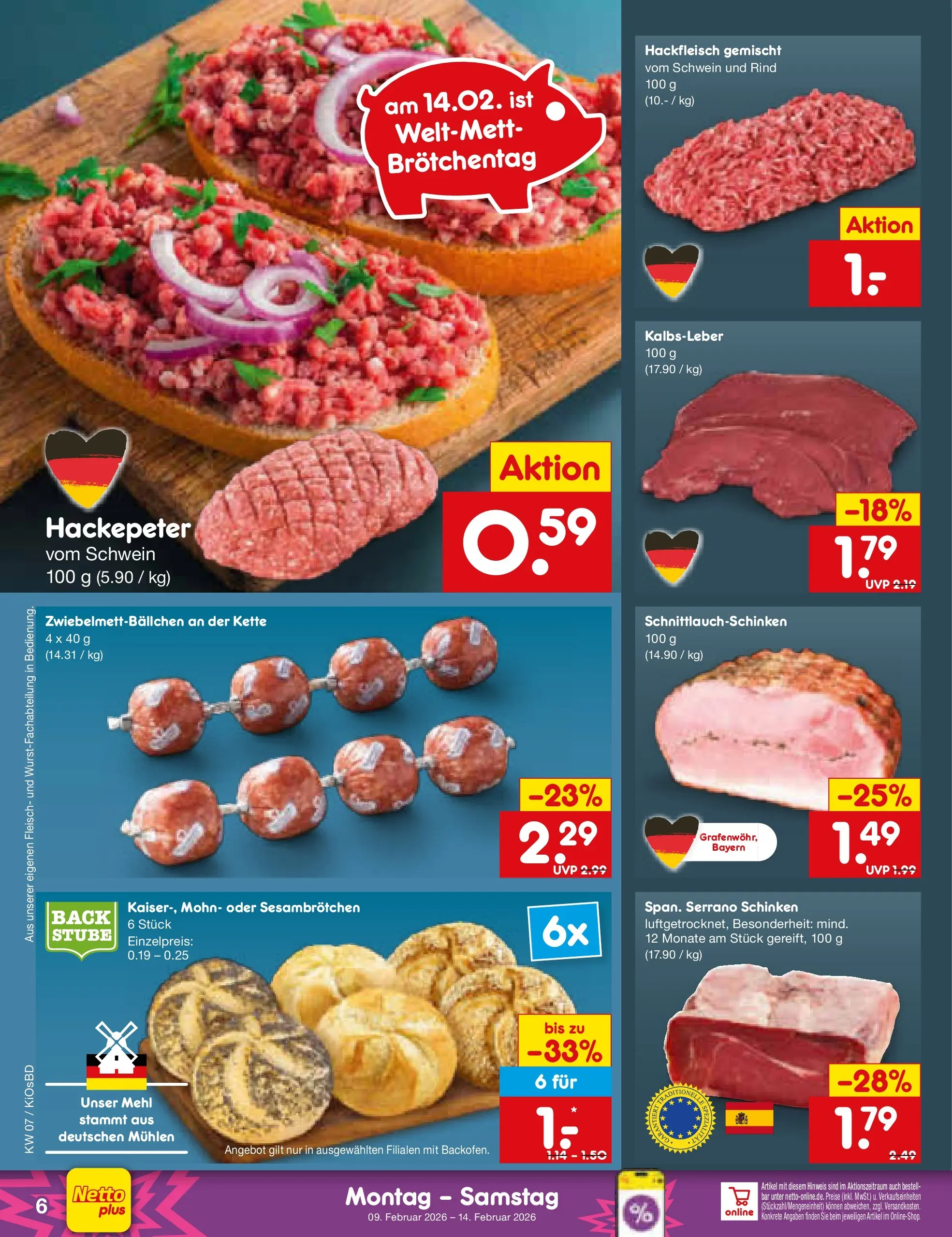 Netto Marken-Discount prospekt Mistelbach	 (ab 08.02.2026) » Angebote | Seite: 6