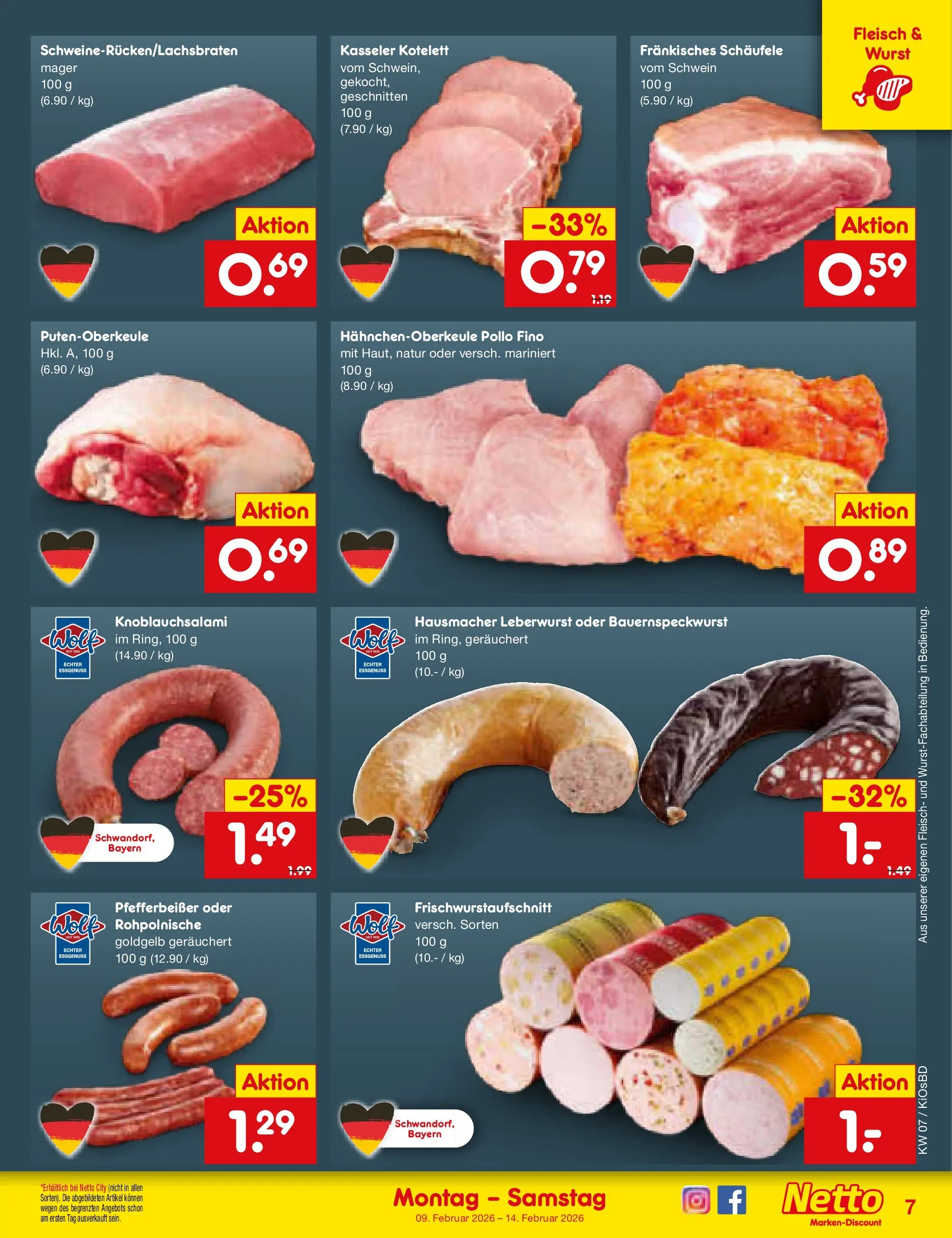 Netto Marken-Discount prospekt Mistelbach	 (ab 08.02.2026) » Angebote | Seite: 7