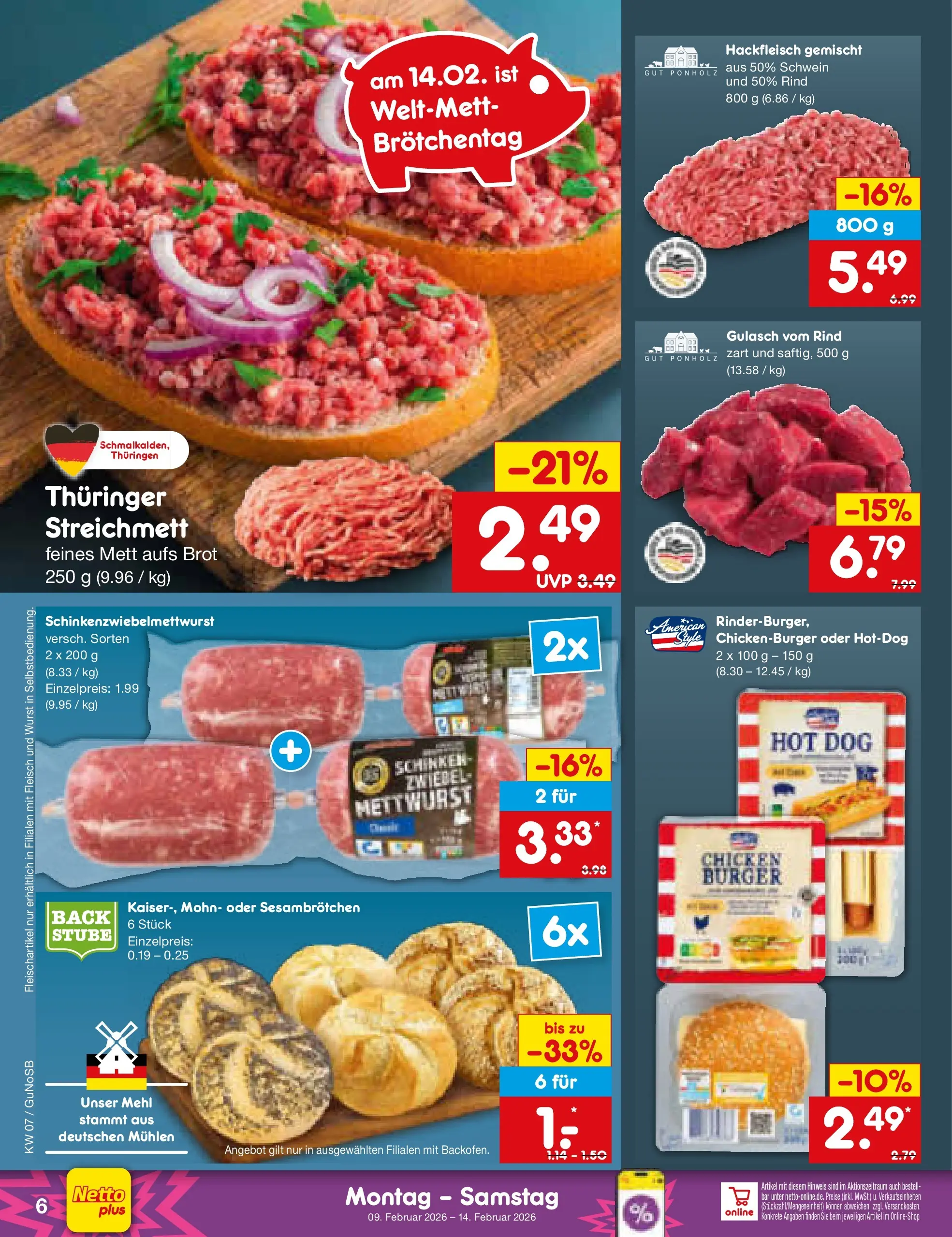 Netto Marken-Discount prospekt Machern	 (ab 08.02.2026) » Angebote | Seite: 6
