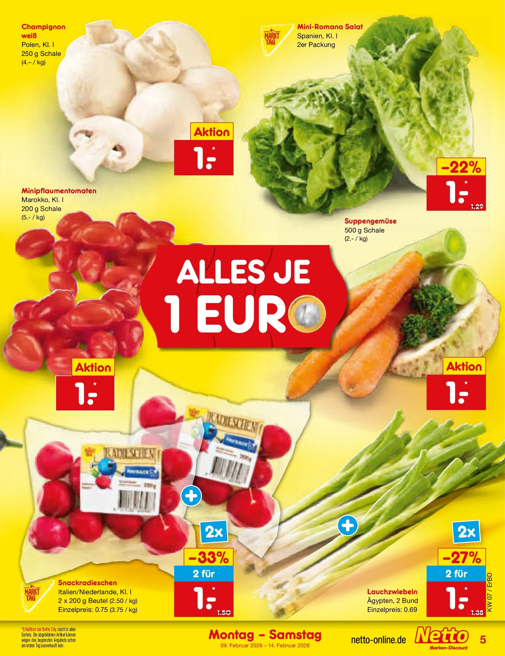Netto Marken-Discount prospekt Jena-Lobeda	 (ab 09.02.2026) » Angebote | Seite: 5