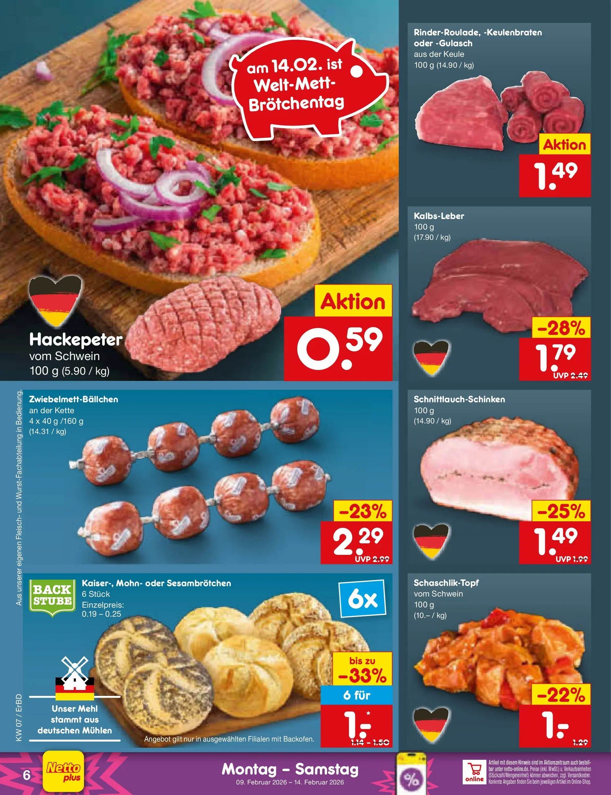 Netto Marken-Discount prospekt Jena-Lobeda	 (ab 09.02.2026) » Angebote | Seite: 6