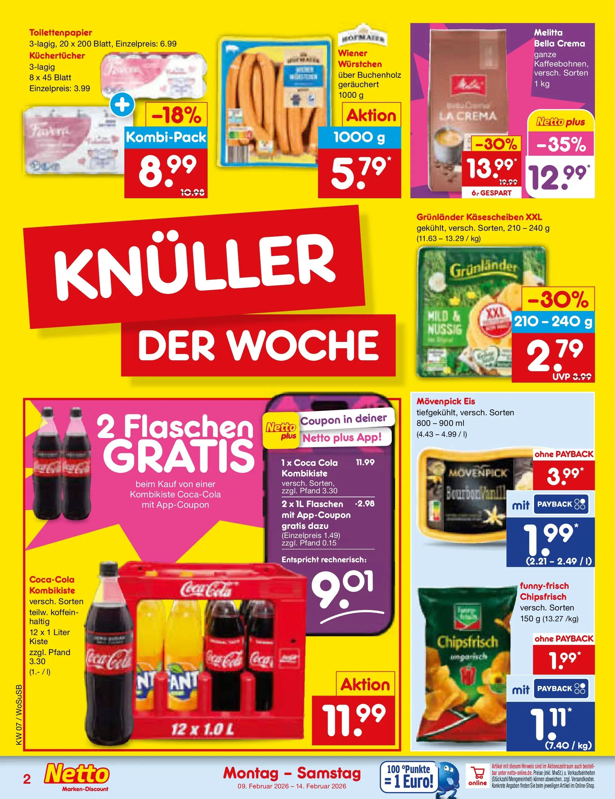 Netto Marken-Discount prospekt Mannheim	 (ab 08.02.2026) » Angebote | Seite: 2