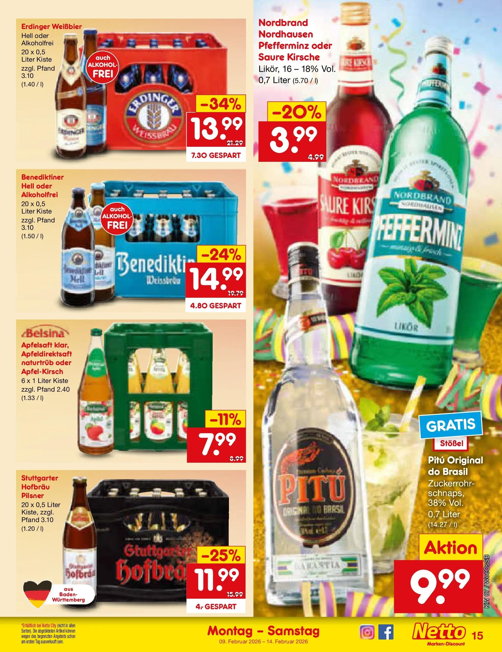 Netto Marken-Discount prospekt Gemmingen	 (ab 08.02.2026) » Angebote | Seite: 15
