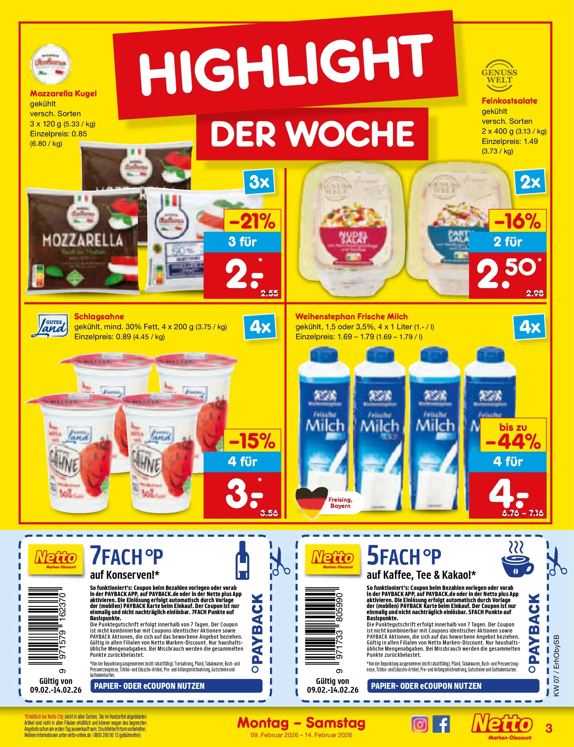 Netto Marken-Discount prospekt Mauern	 (ab 08.02.2026) » Angebote | Seite: 3