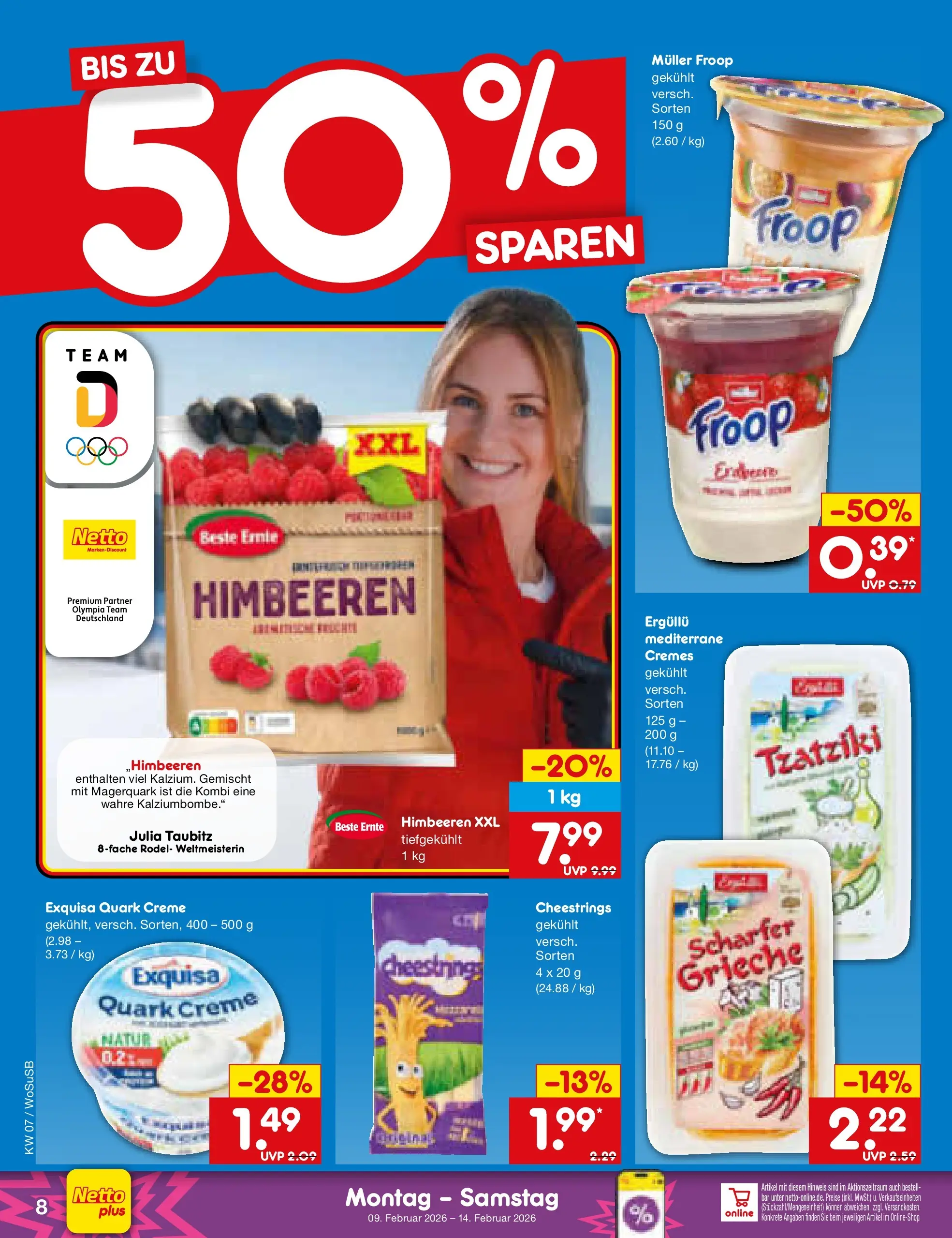 Netto Marken-Discount prospekt Mannheim	 (ab 08.02.2026) » Angebote | Seite: 8