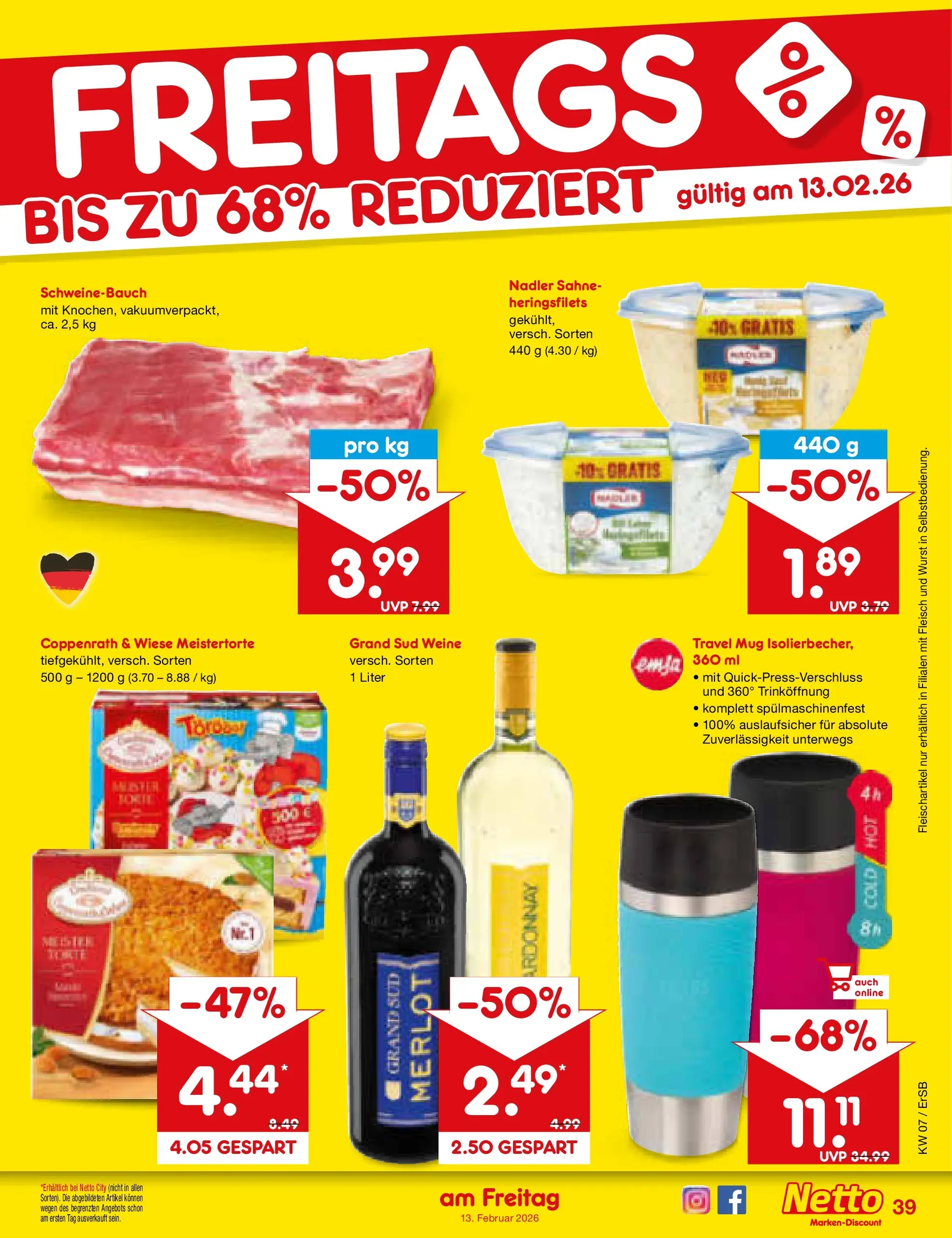 Netto Marken-Discount prospekt Nordhausen	 (ab 08.02.2026) » Angebote | Seite: 51