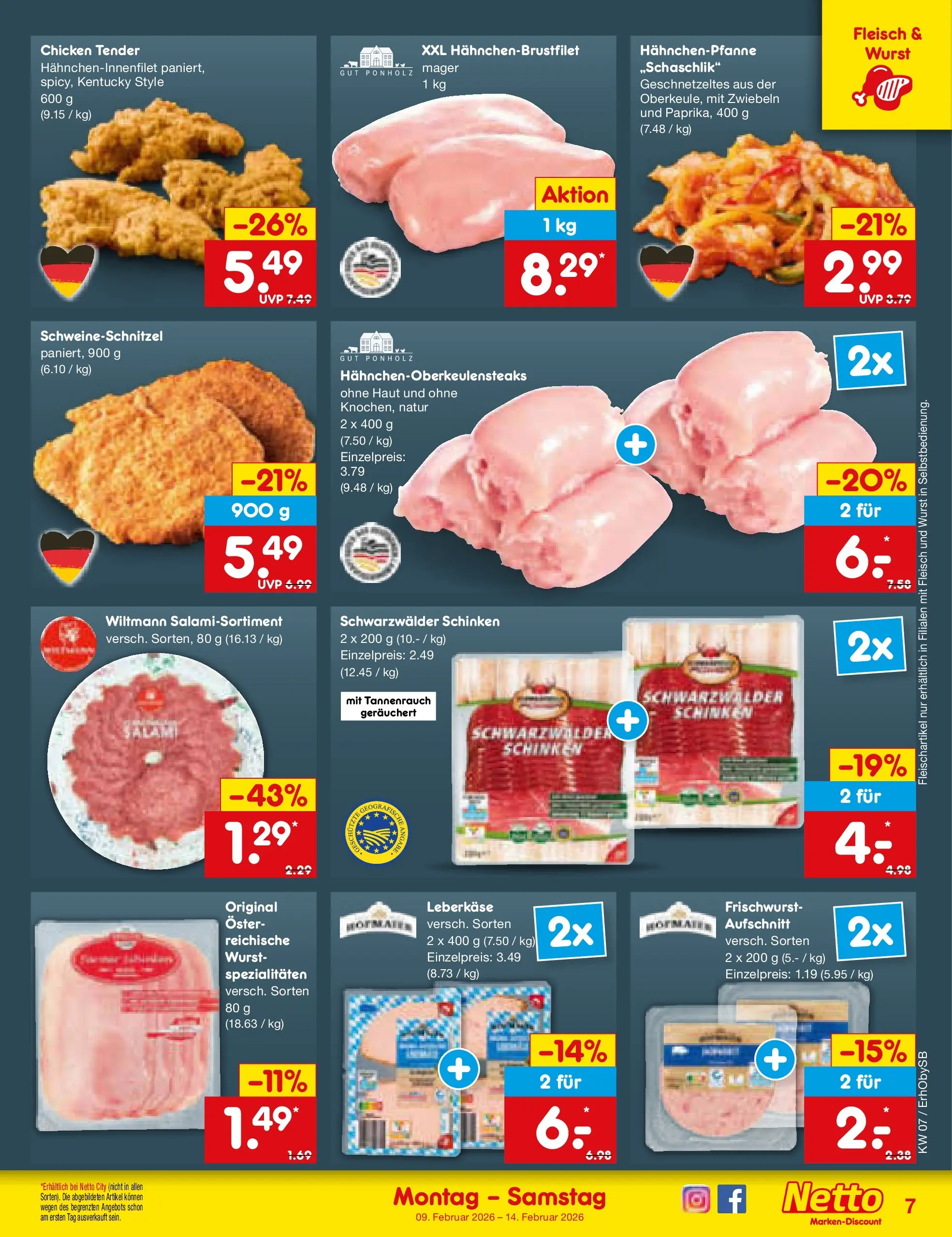 Netto Marken-Discount prospekt Mauern	 (ab 08.02.2026) » Angebote | Seite: 7