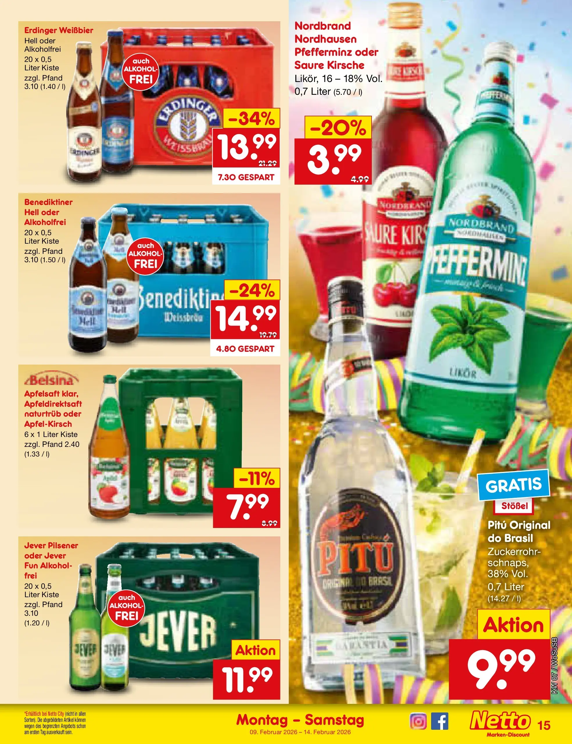 Netto Marken-Discount prospekt Mannheim	 (ab 08.02.2026) » Angebote | Seite: 15