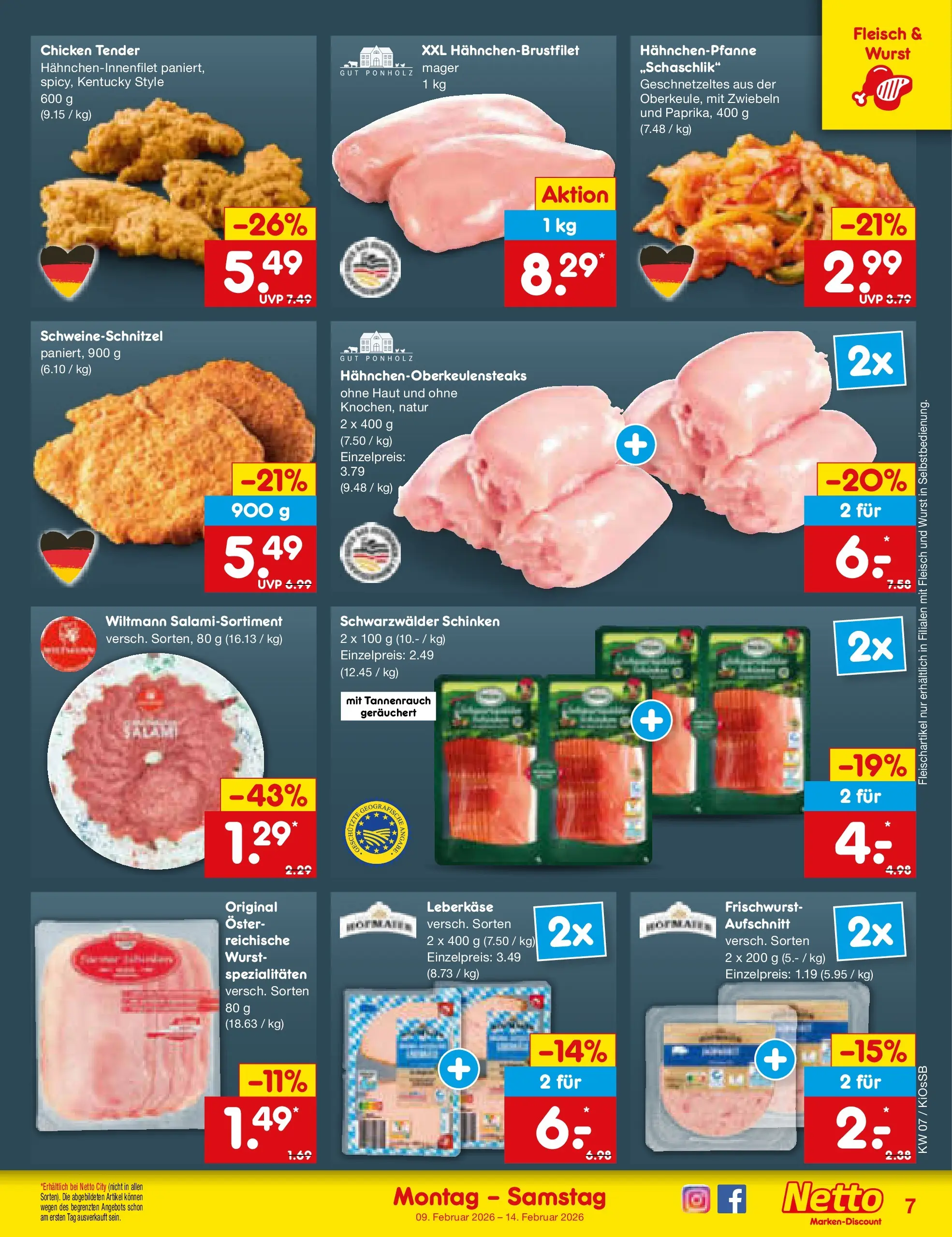 Netto Marken-Discount prospekt Oberhaid	 (ab 08.02.2026) » Angebote | Seite: 7