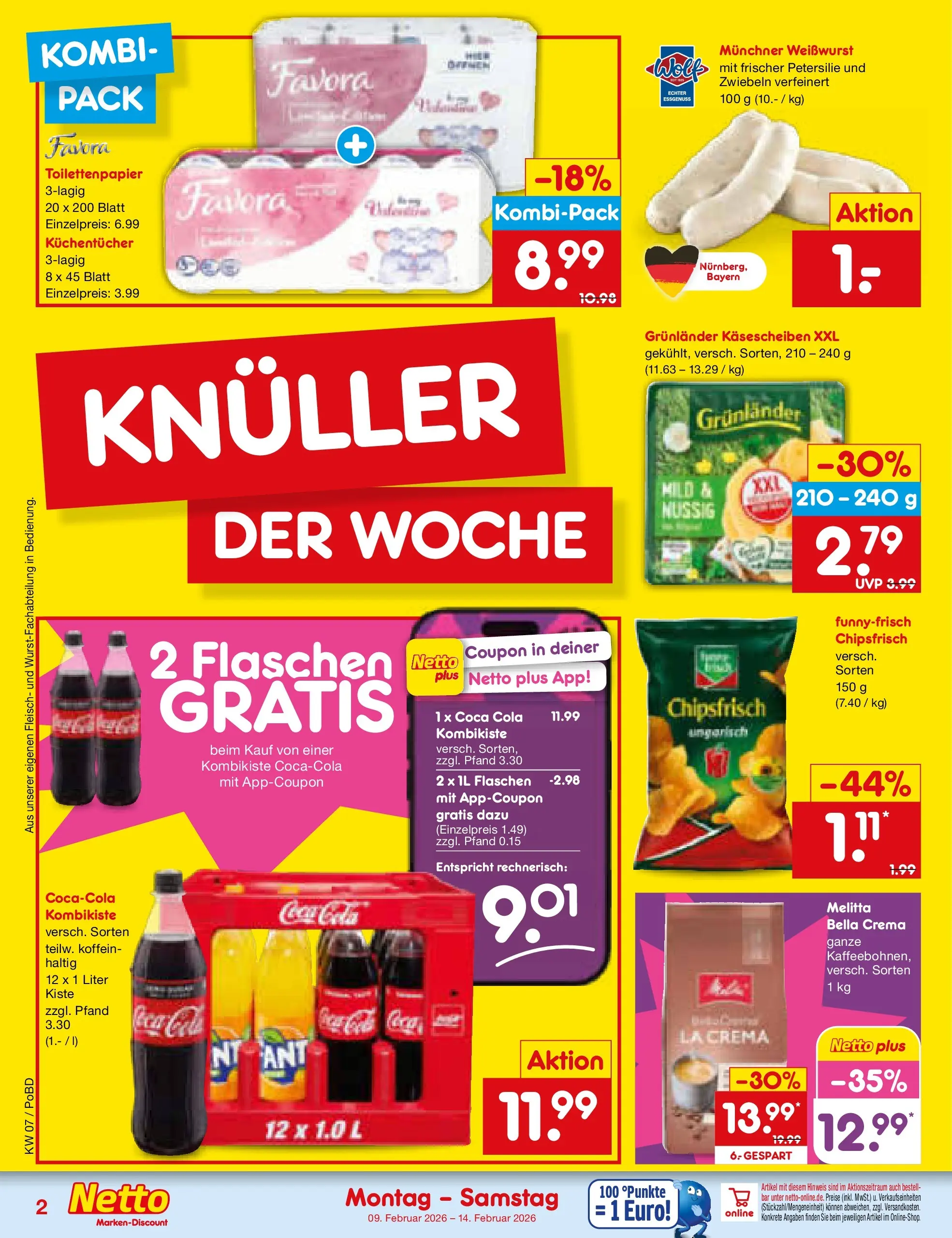 Netto Marken-Discount prospekt Selb	 (ab 08.02.2026) » Angebote | Seite: 2