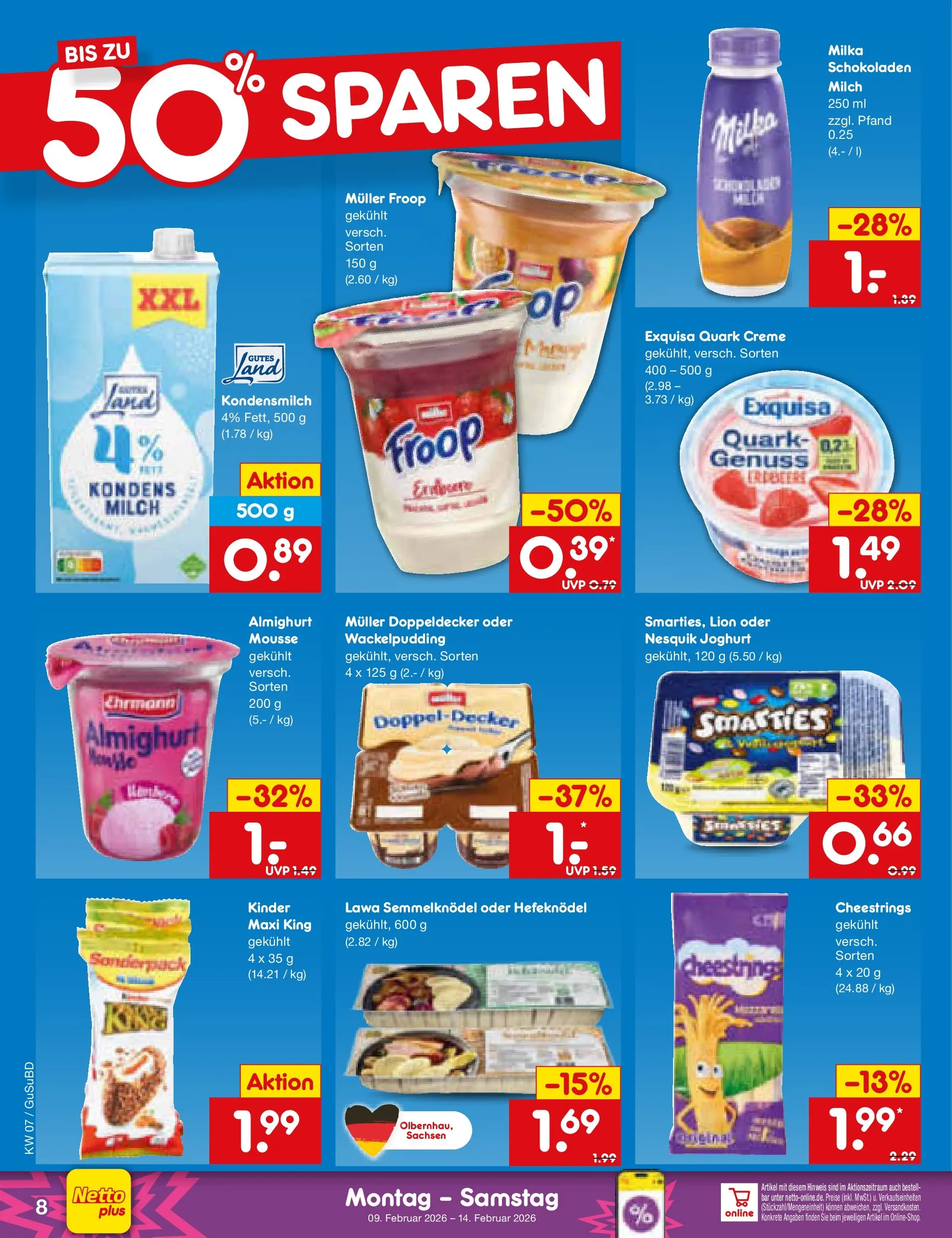 Netto Marken-Discount prospekt Glauchau	 (ab 09.02.2026) » Angebote | Seite: 8