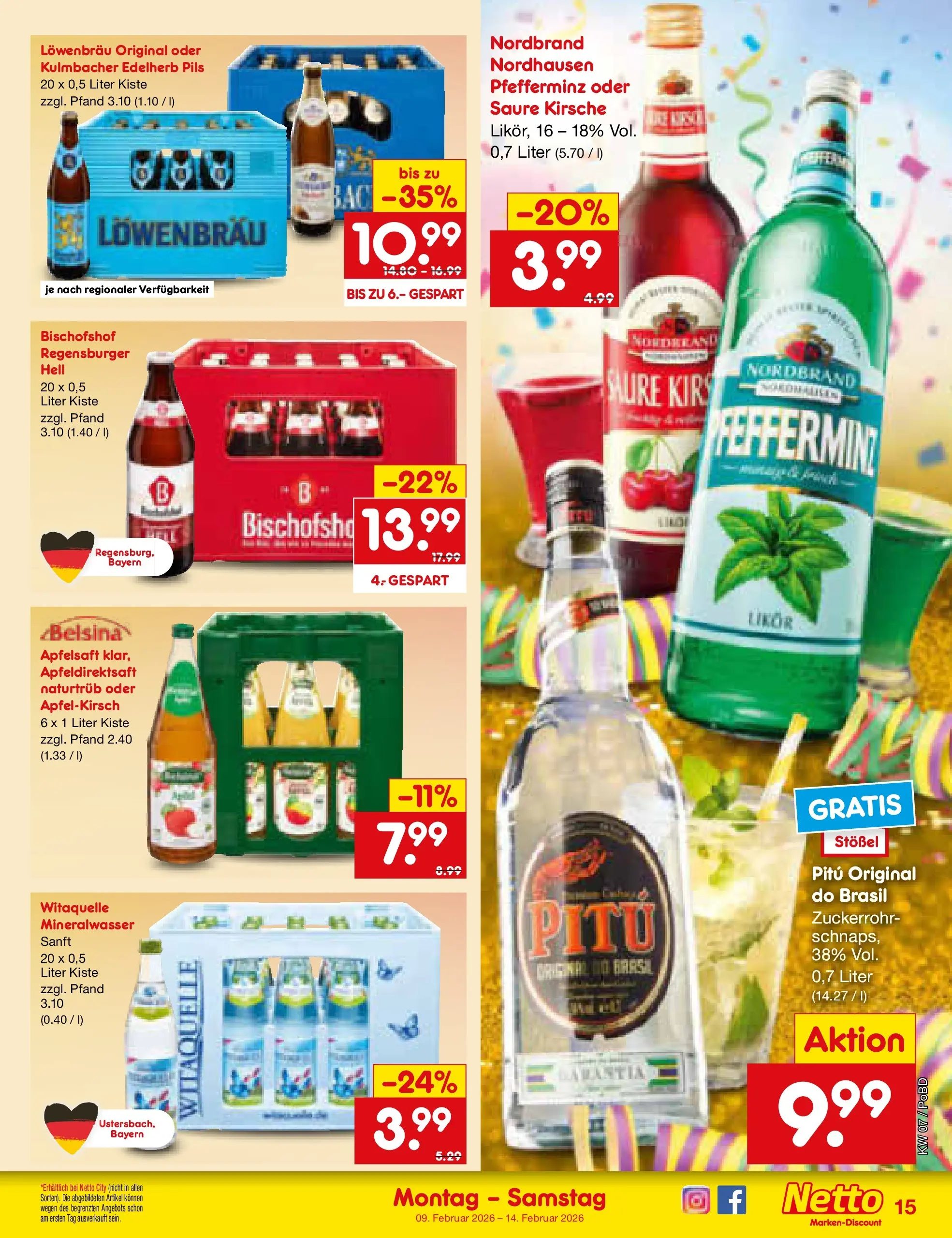 Netto Marken-Discount prospekt Selb	 (ab 08.02.2026) » Angebote | Seite: 15