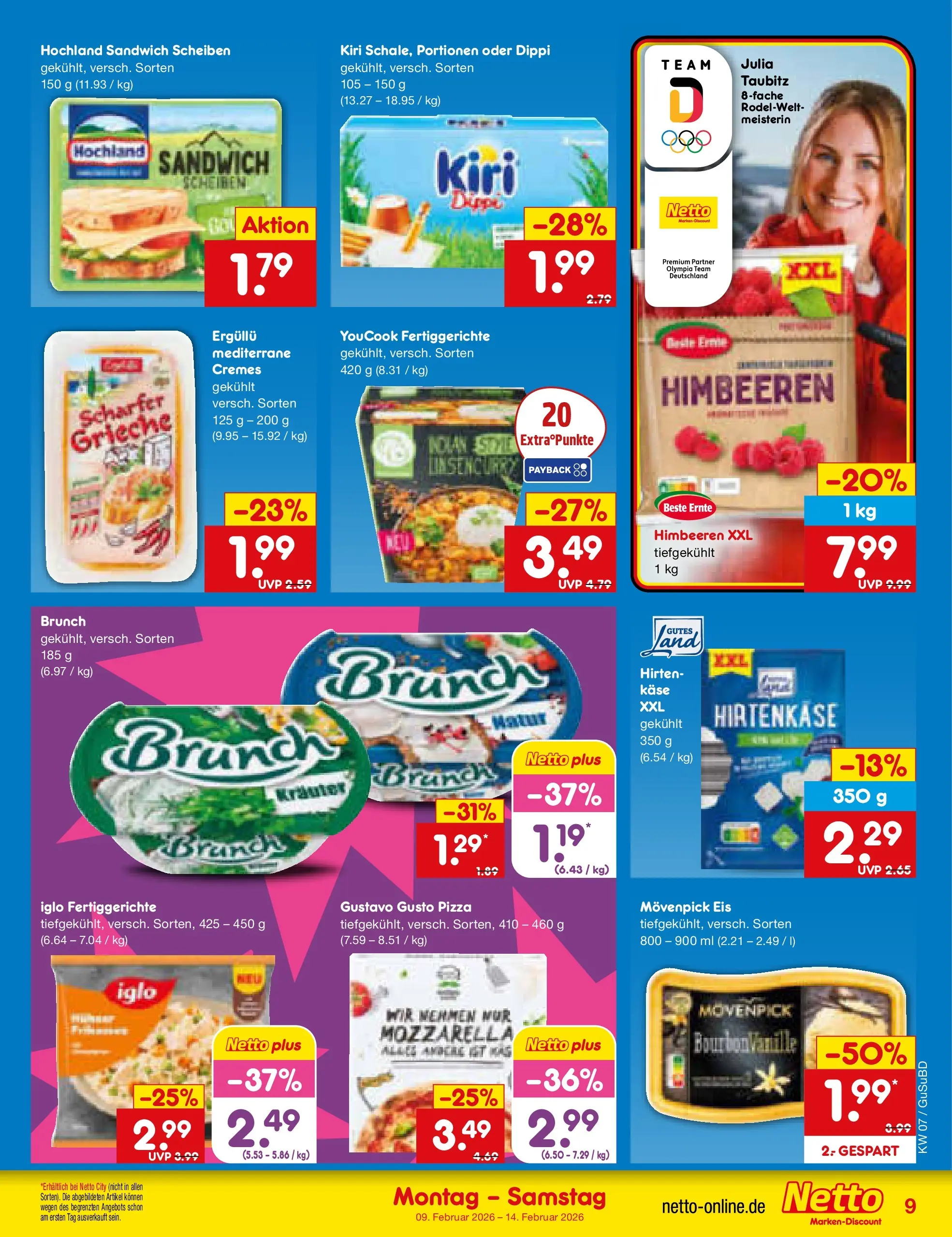 Netto Marken-Discount prospekt Glauchau	 (ab 09.02.2026) » Angebote | Seite: 9
