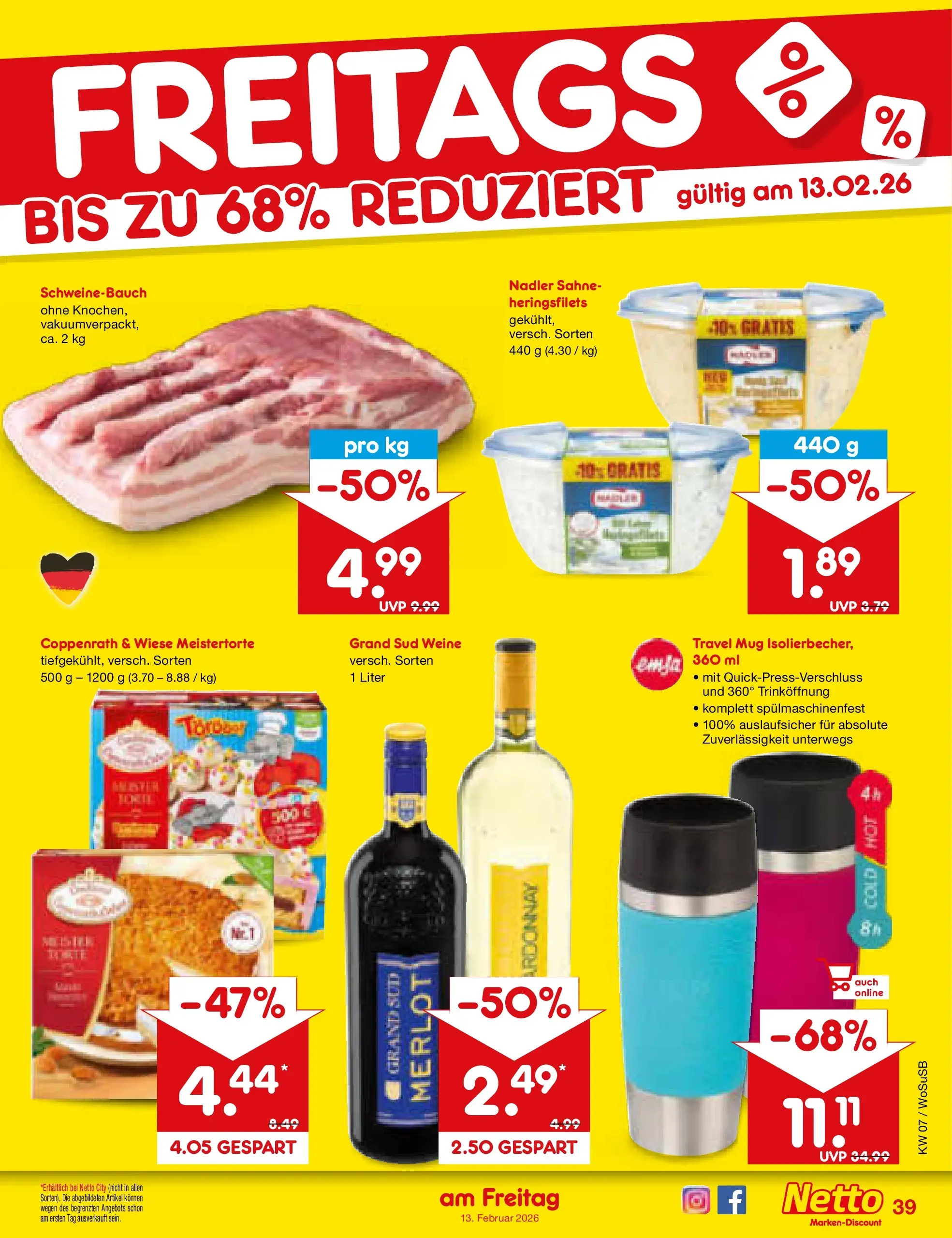 Netto Marken-Discount prospekt Mannheim	 (ab 08.02.2026) » Angebote | Seite: 51