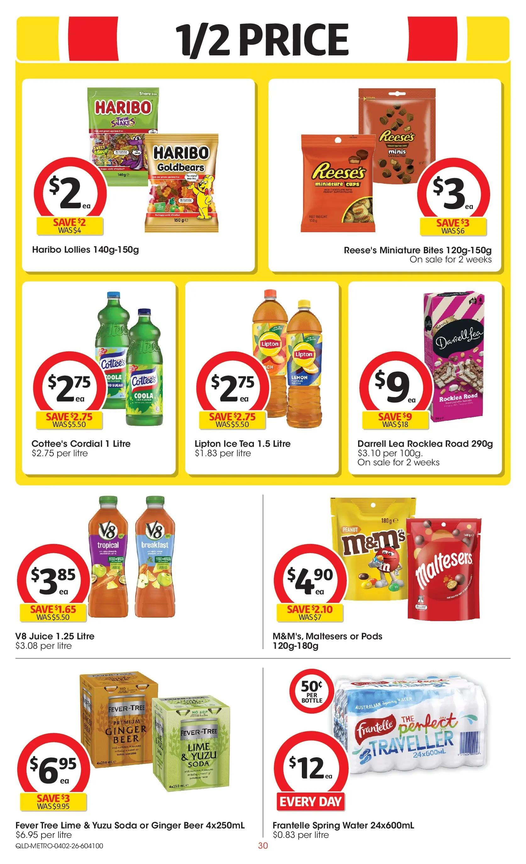 ﻿Coles catalogue valid from 03/02/2026 > Online Australia | Page: 30 | Products: Milk, Beer, Tea, Lime