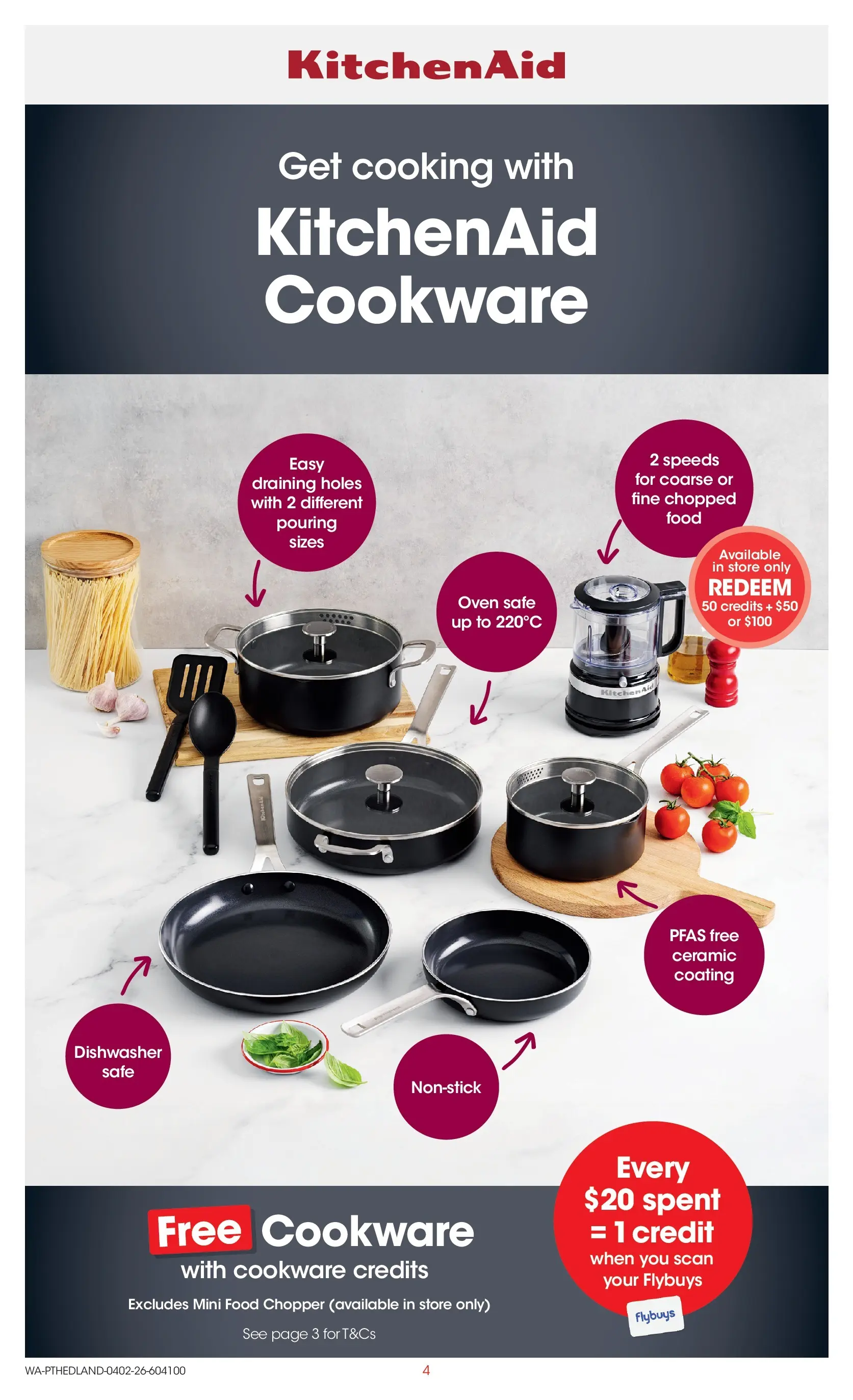 ﻿Coles catalogue valid from 04/02/2026 > Online Australia | Page: 4 | Products: Cookware, Opal, Accessories, Mobile