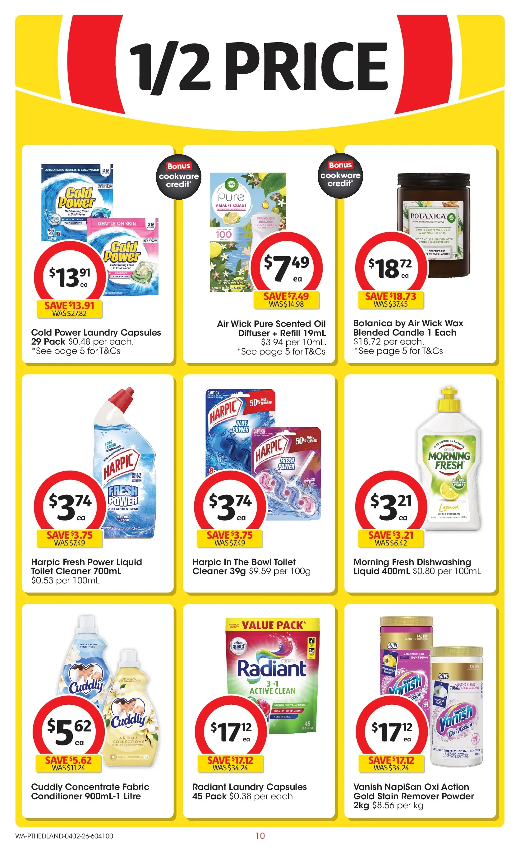﻿Coles catalogue valid from 04/02/2026 > Online Australia | Page: 10 | Products: Oil, Micellar water, Herbal, Vitamin