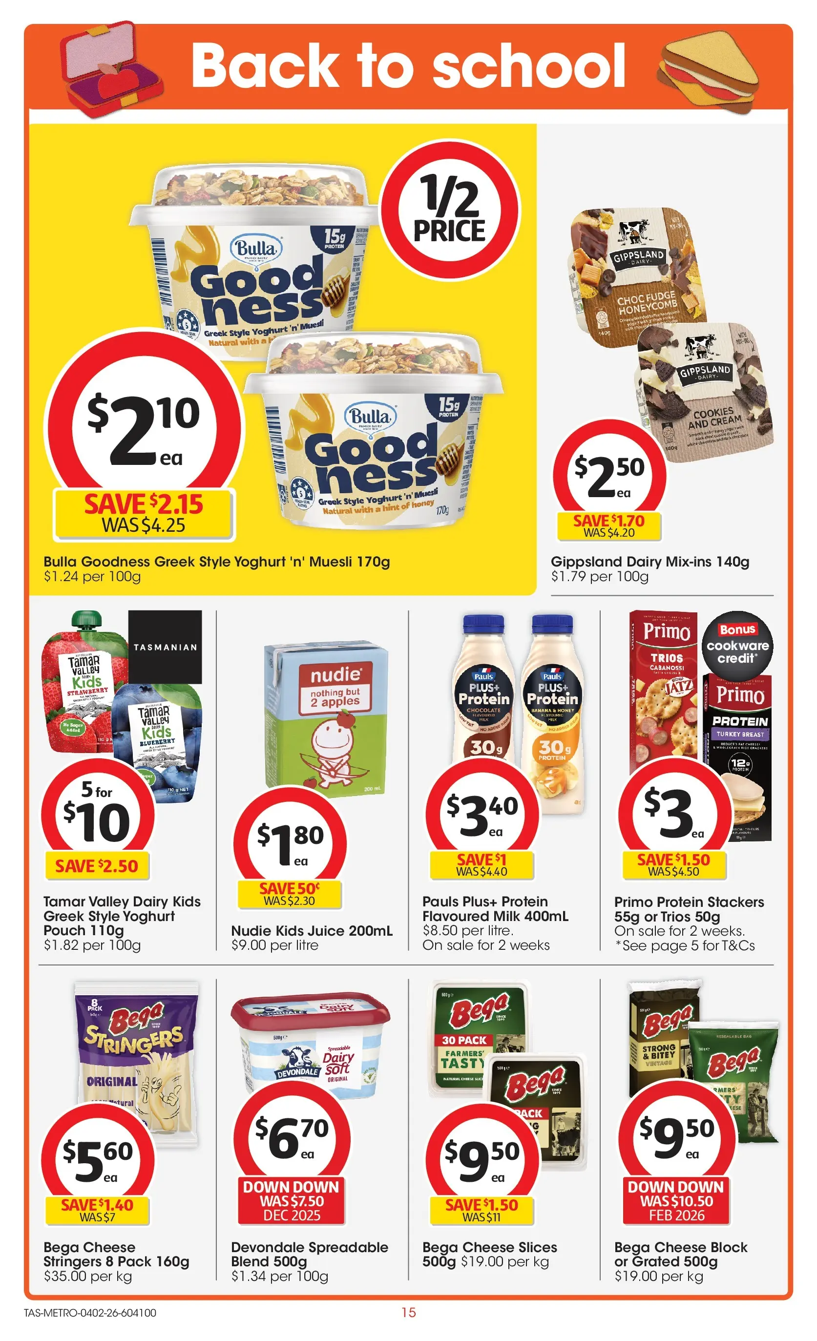 ﻿Coles catalogue valid from 03/02/2026 > Online Australia | Page: 15 | Products: Milk, Chocolate, Cookware, Turkey