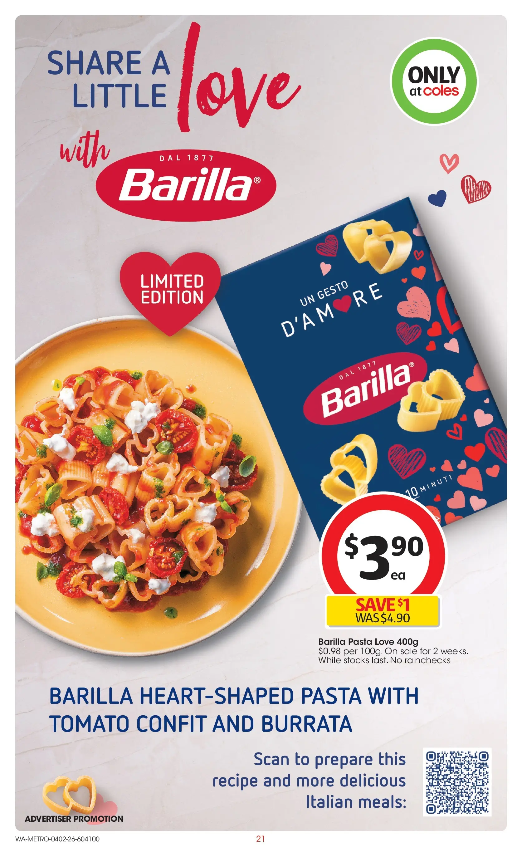 ﻿Coles catalogue valid from 03/02/2026 > Online Australia | Page: 21 | Products: Pasta