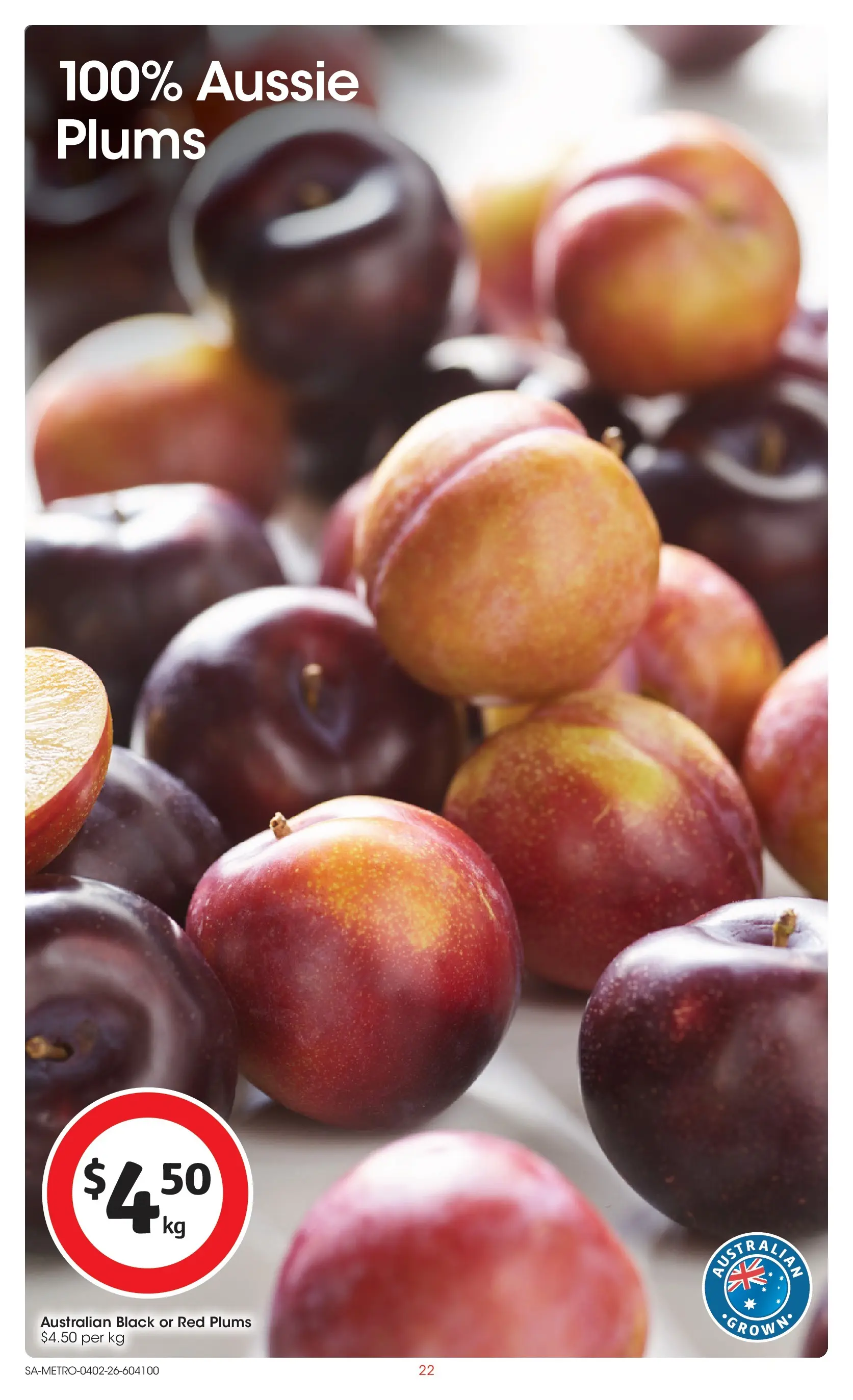 ﻿Coles catalogue valid from 03/02/2026 > Online Australia | Page: 22 | Products: Plums