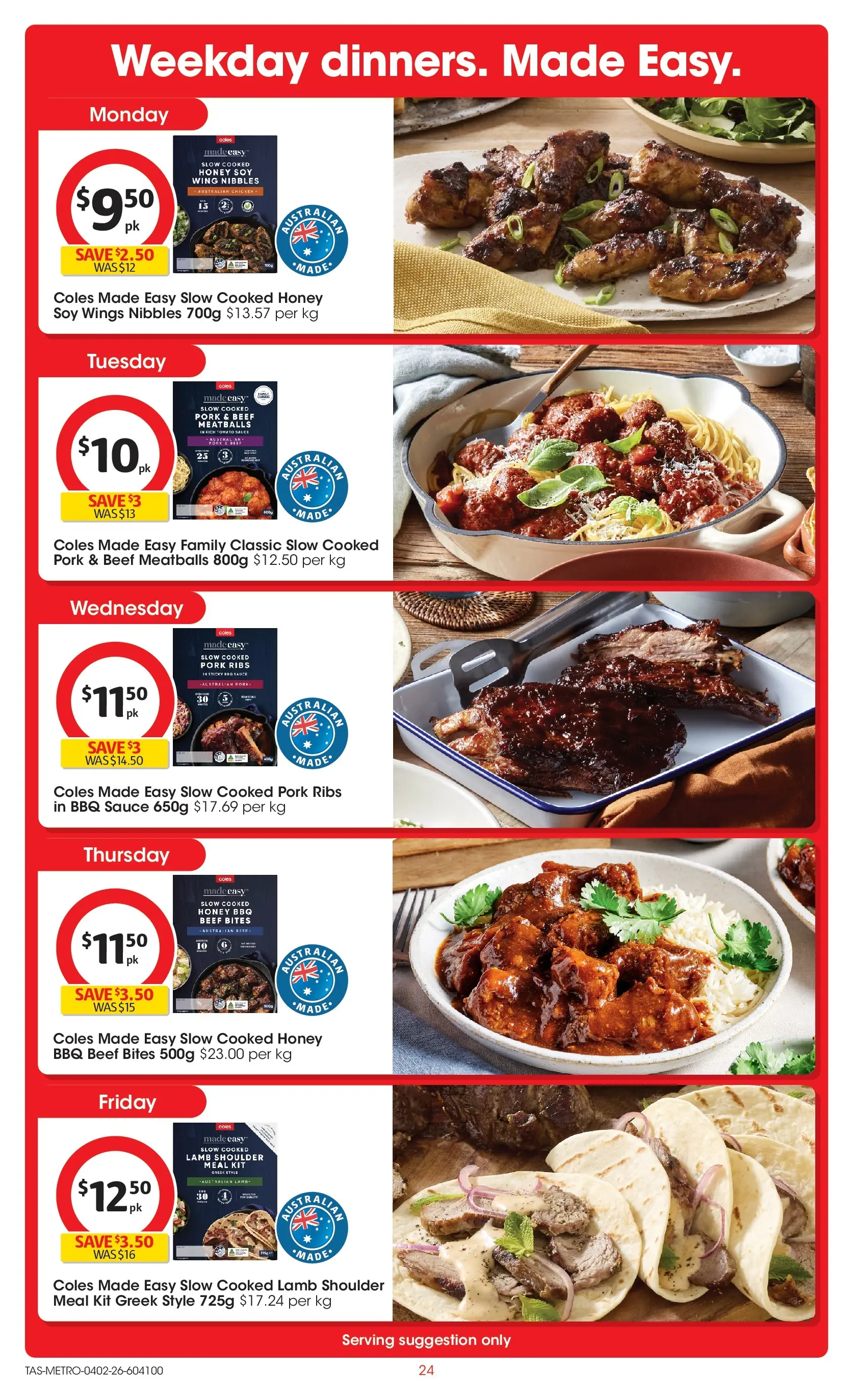 ﻿Coles catalogue valid from 03/02/2026 > Online Australia | Page: 24 | Products: BBQ Sauce, Honey, Chicken, Sauce