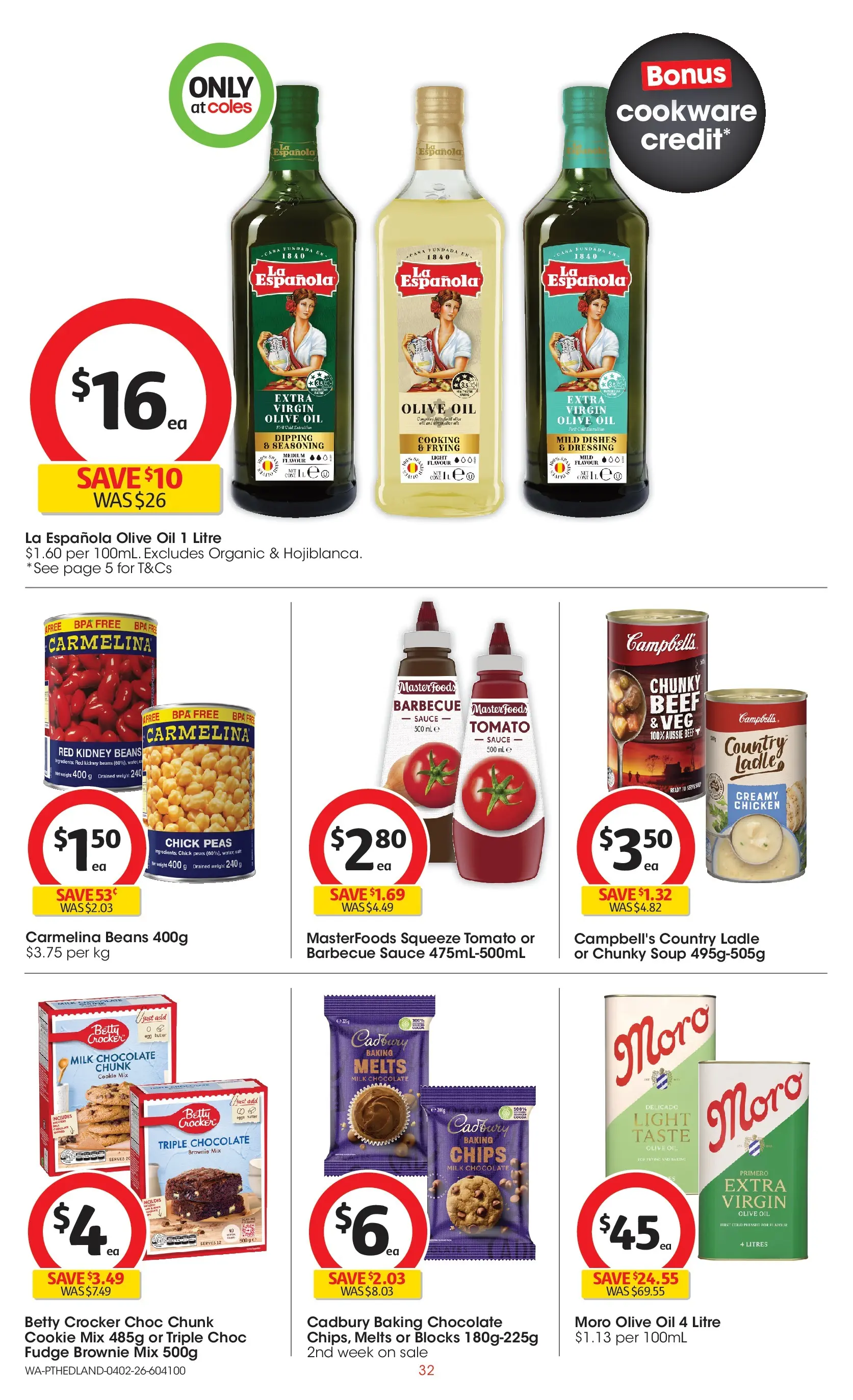 ﻿Coles catalogue valid from 04/02/2026 > Online Australia | Page: 32 | Products: Biscuits, Water, Lemon, Raspberry