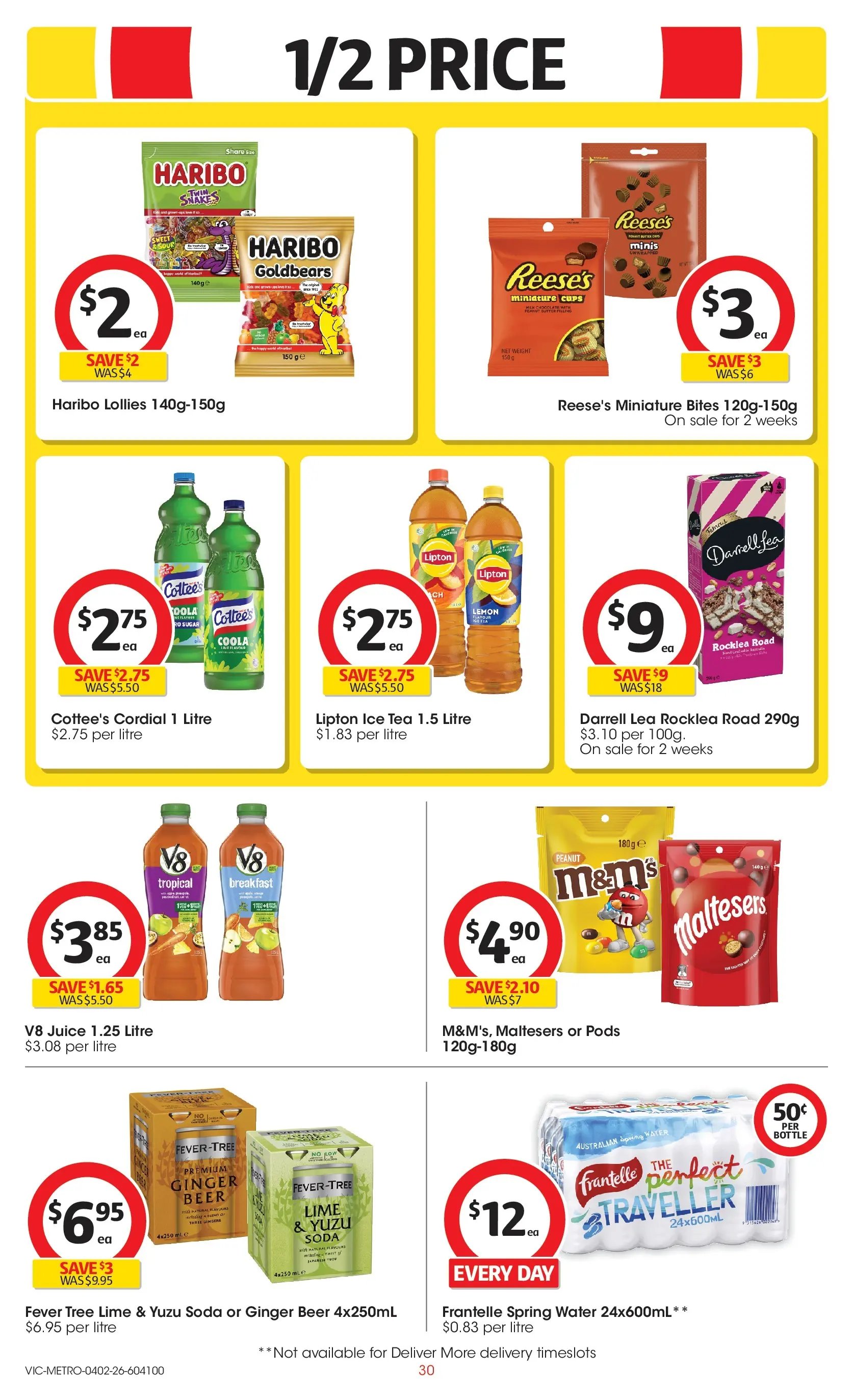 ﻿Coles catalogue valid from 03/02/2026 > Online Australia | Page: 30 | Products: Juice, Tea, Lollies, Weight