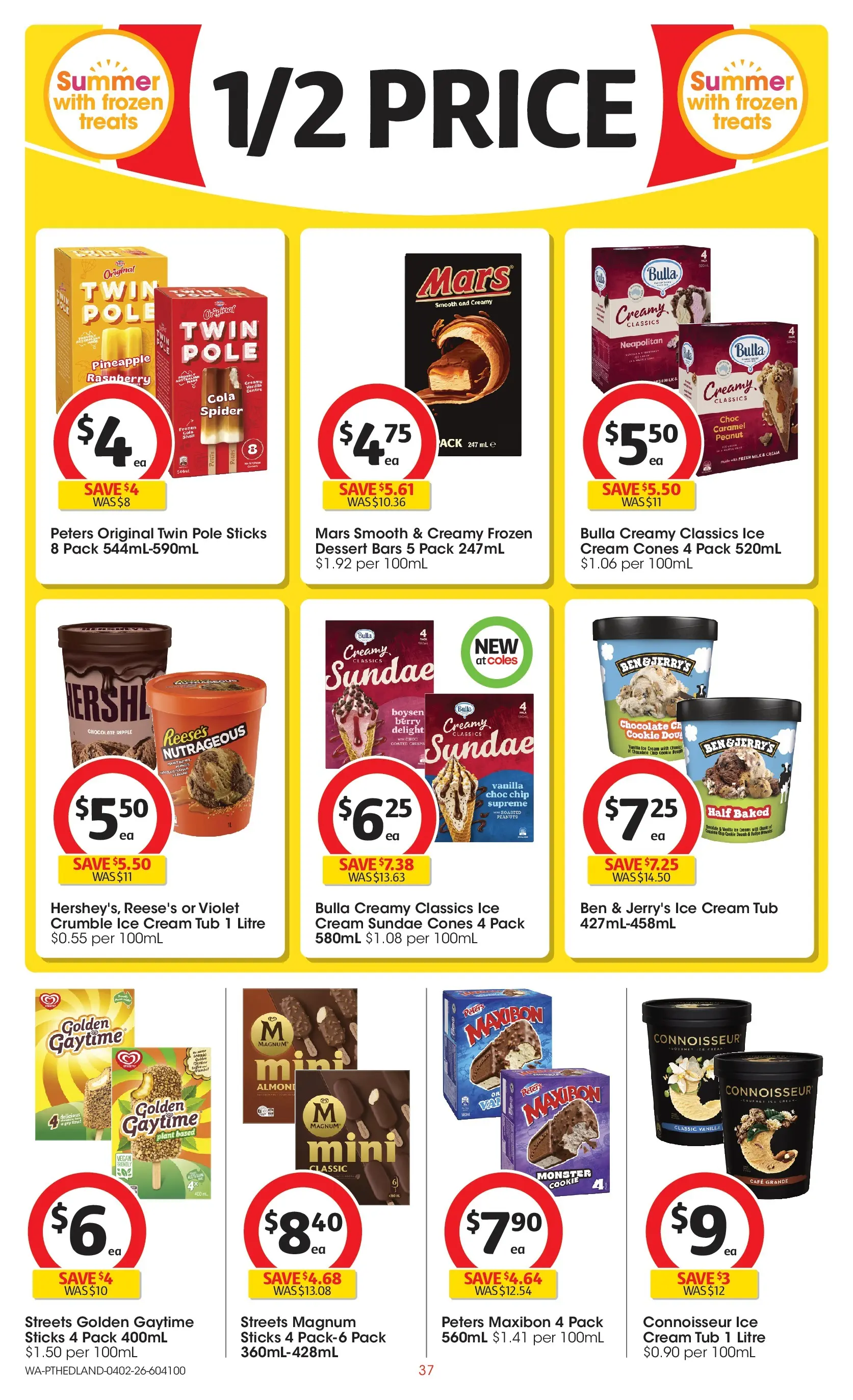 ﻿Coles catalogue valid from 04/02/2026 > Online Australia | Page: 37 | Products: Pizza, Lamb, Beef, Pepper