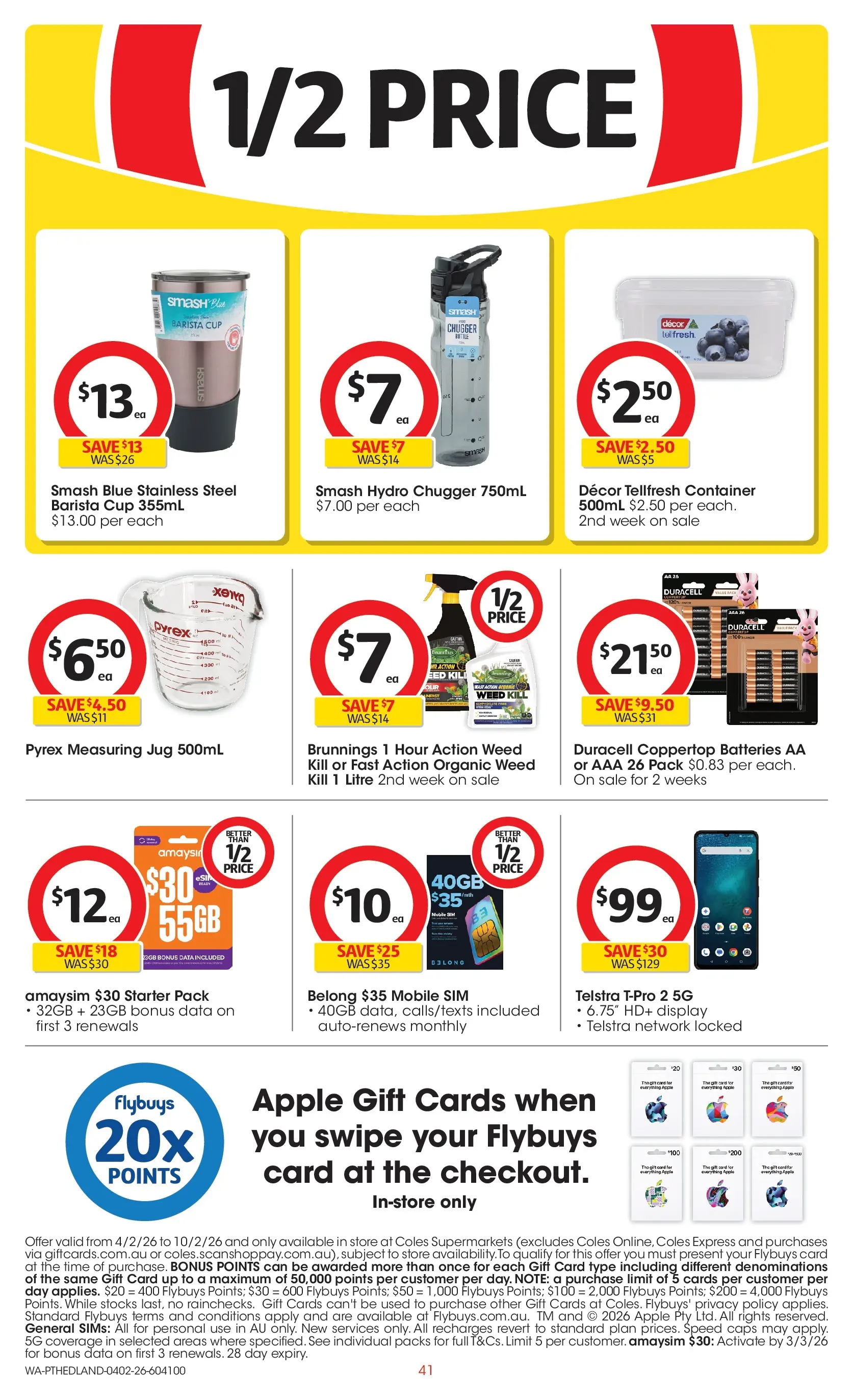 ﻿Coles catalogue valid from 04/02/2026 > Online Australia | Page: 41 | Products: Lotion, Deodorant, Antiperspirant, Body lotion