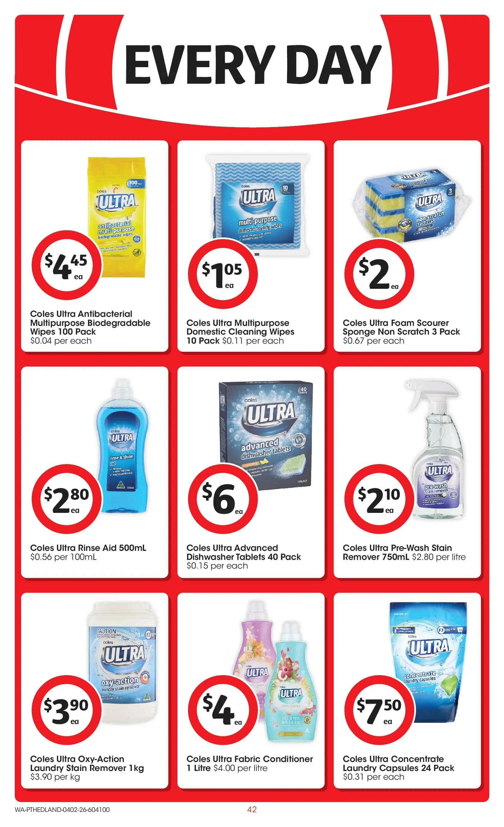 ﻿Coles catalogue valid from 04/02/2026 > Online Australia | Page: 42 | Products: Decor, Weed, Batteries, Mobile