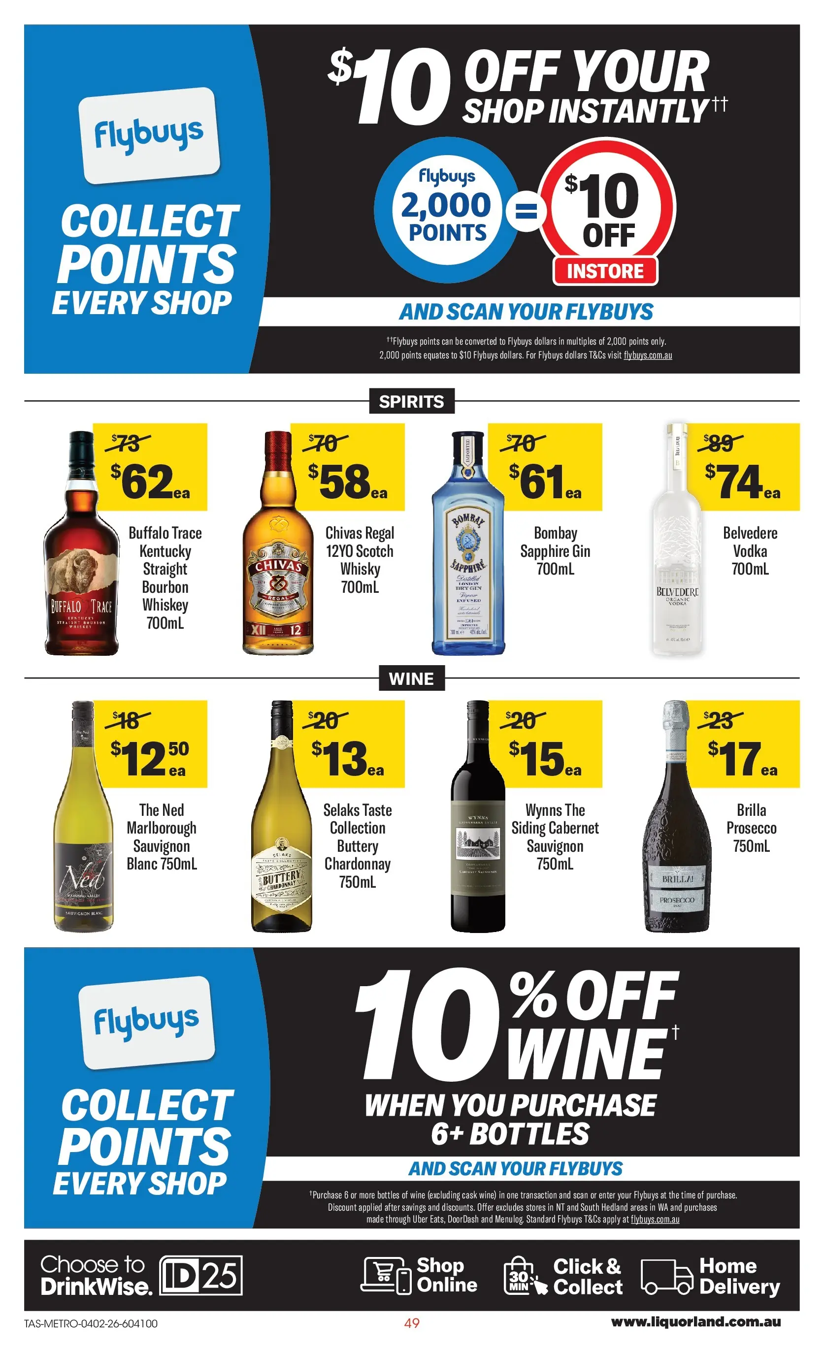 ﻿Coles catalogue valid from 03/02/2026 > Online Australia | Page: 49 | Products: Bourbon, Gin, Whiskey, Scotch