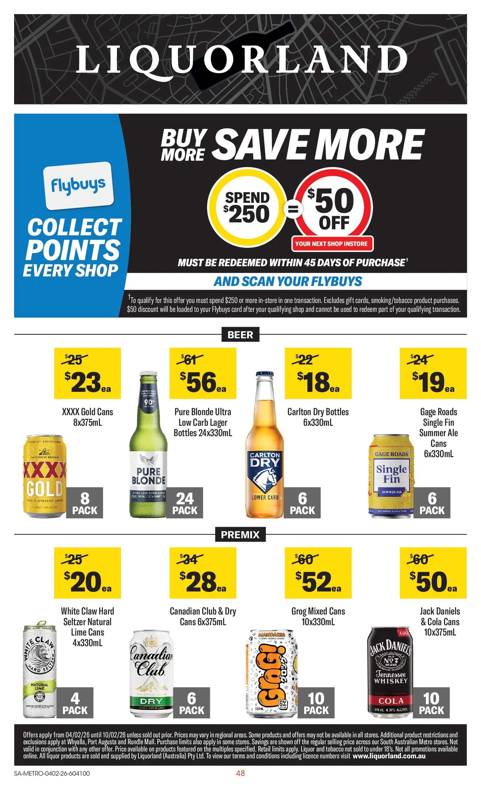 ﻿Coles catalogue valid from 03/02/2026 > Online Australia | Page: 48 | Products: Beer, Whiskey, Lime