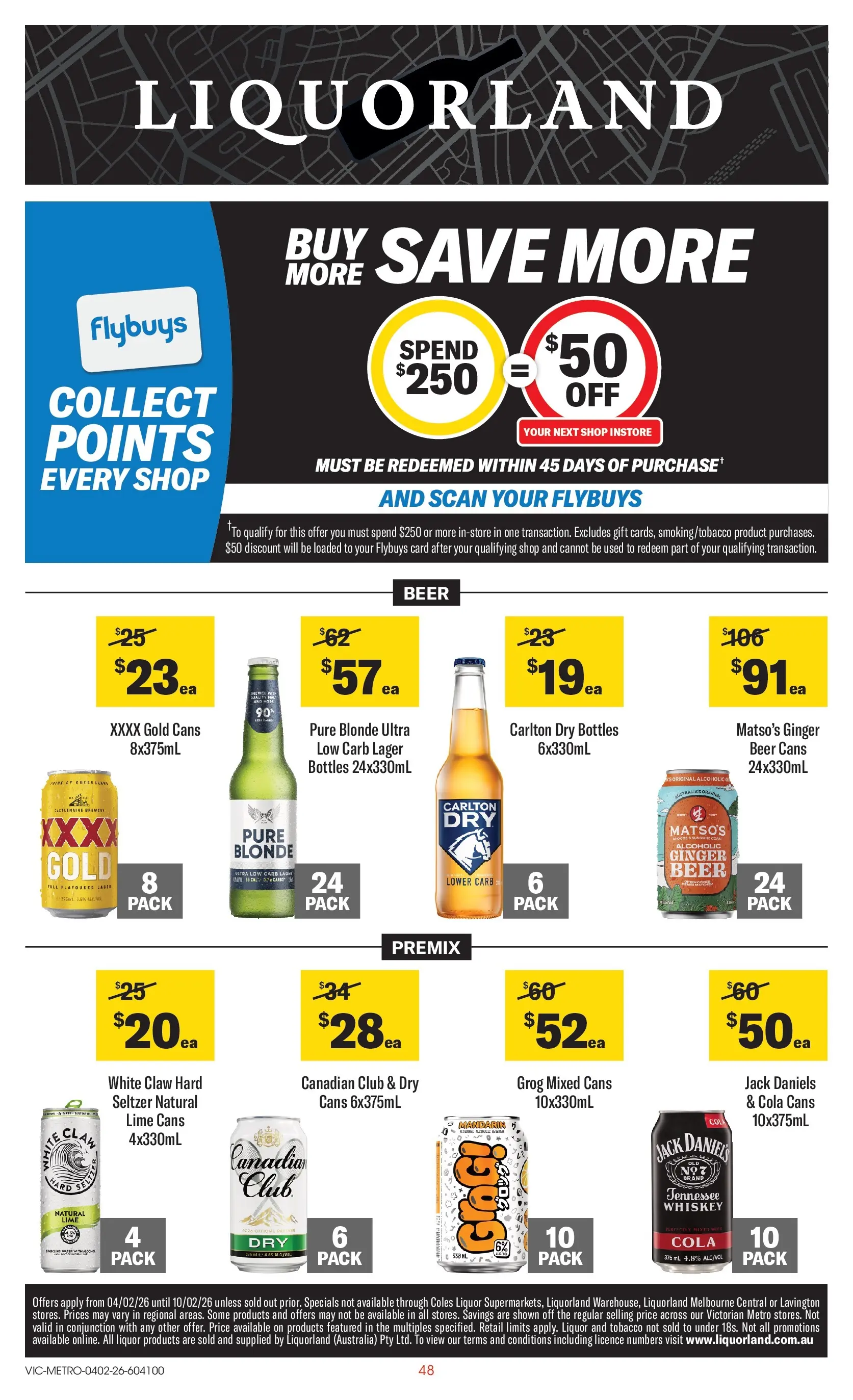 ﻿Coles catalogue valid from 03/02/2026 > Online Australia | Page: 48 | Products: Ginger, Beer, Whiskey, Lime