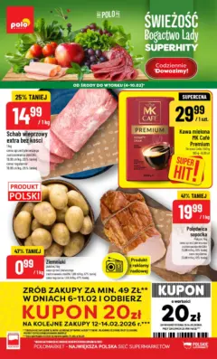 Pogląd oferty "POLOmarket Gazetka" - ważna od 04.02.2026 Pogląd oferty "POLOmarket Gazetka" - ważna od 04.02.2026