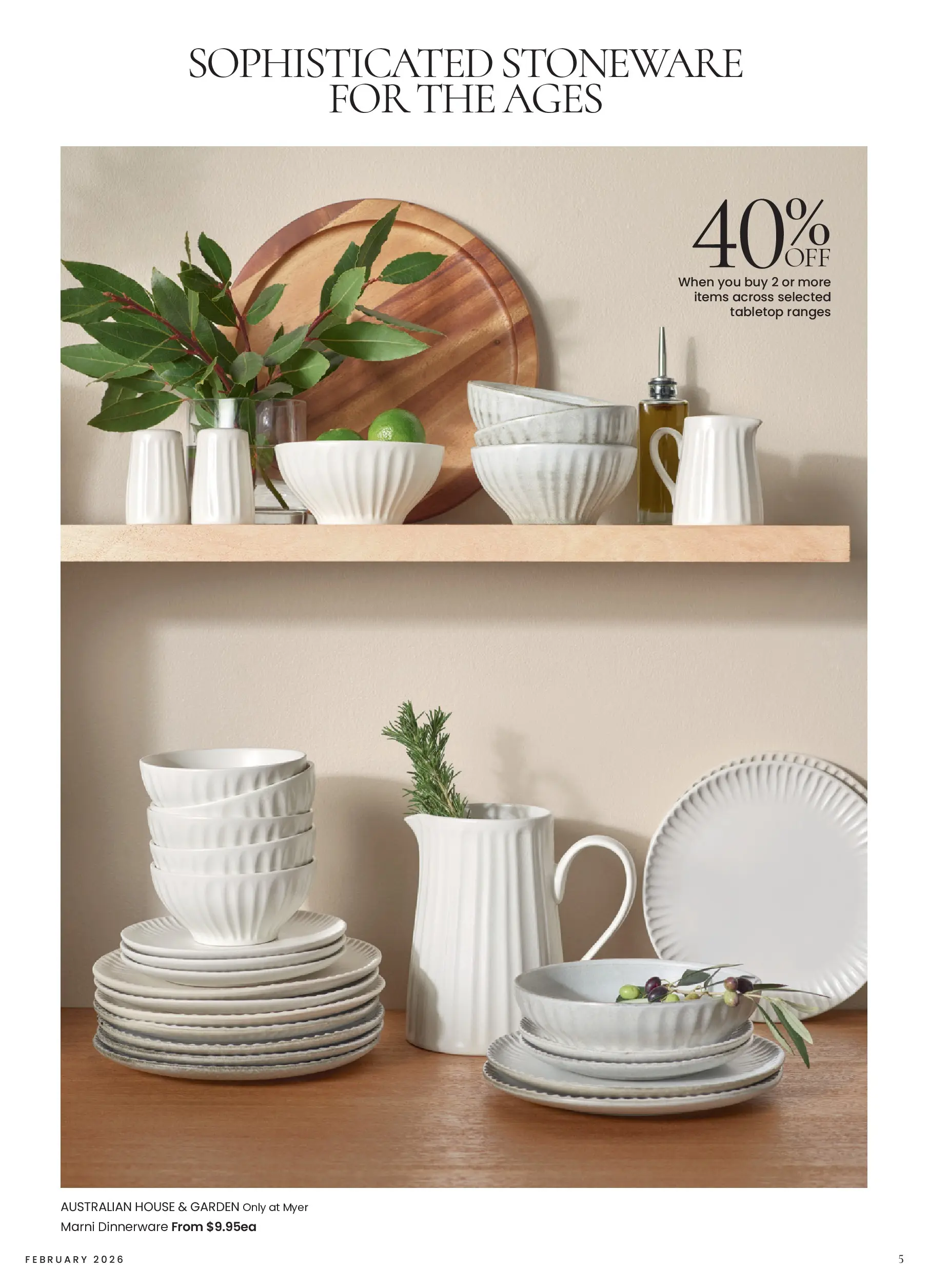 Myer - A sense of place - 02/02/2026 > weekly / monthly specials | Page: 5
