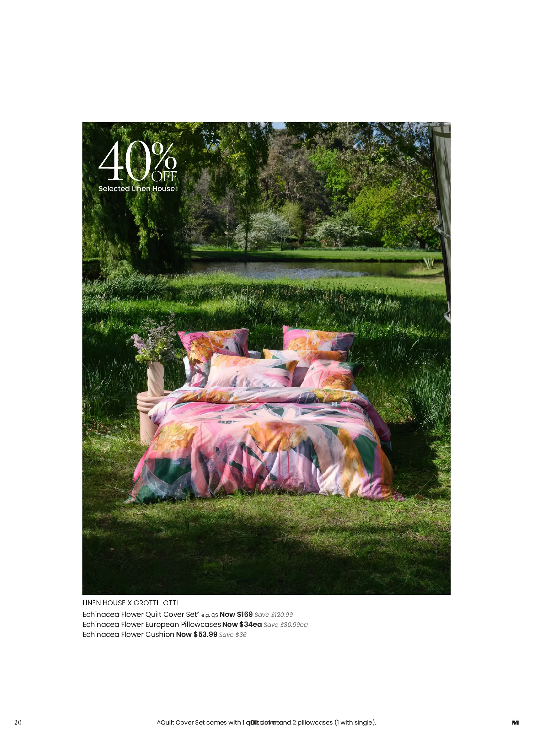 Myer - A sense of place - 02/02/2026 > weekly / monthly specials | Page: 20 | Products: Cushion, Linen