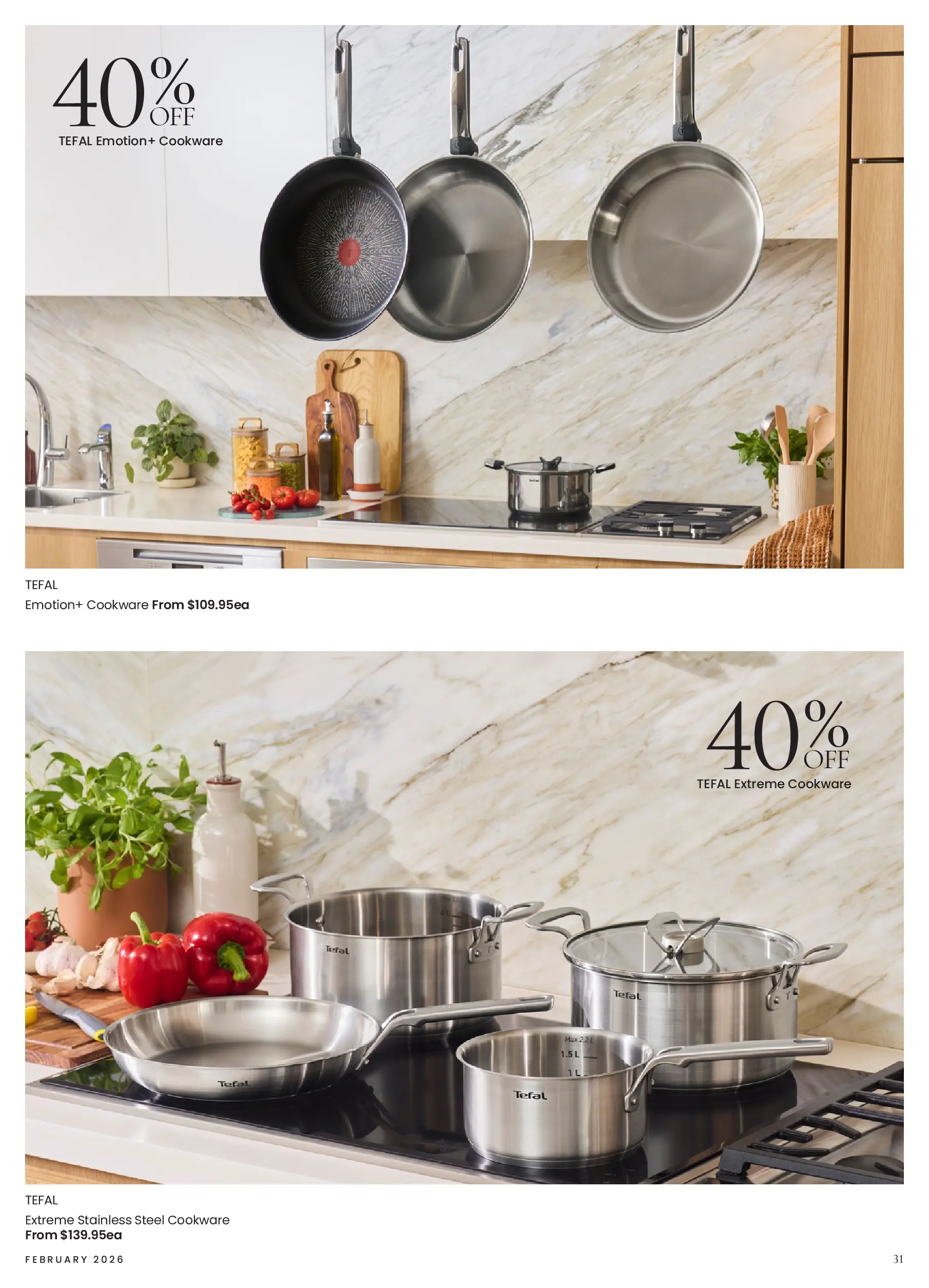 Myer - A sense of place - 02/02/2026 > weekly / monthly specials | Page: 31 | Products: Cookware